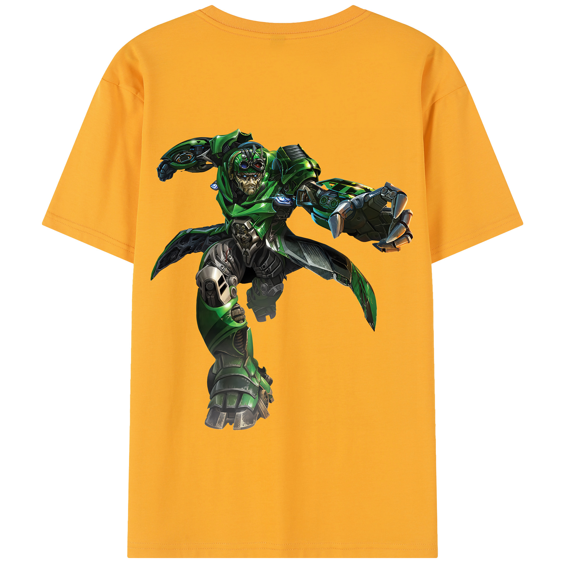 （画像用） Transformers トランスフォーマー 綿100％半袖Tシャツ（背面プリント）