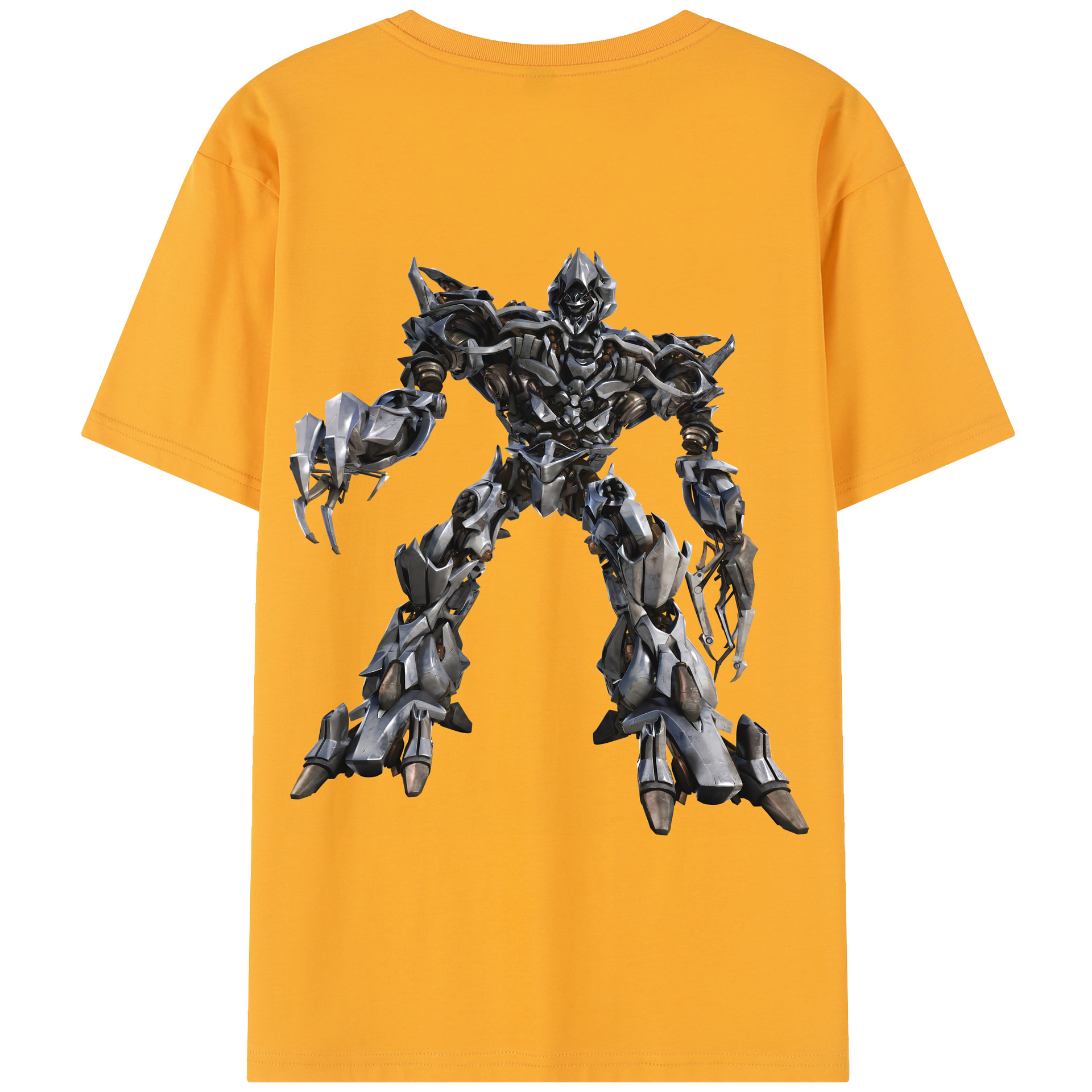 （画像用） Transformers トランスフォーマー 綿100％半袖Tシャツ（背面プリント）