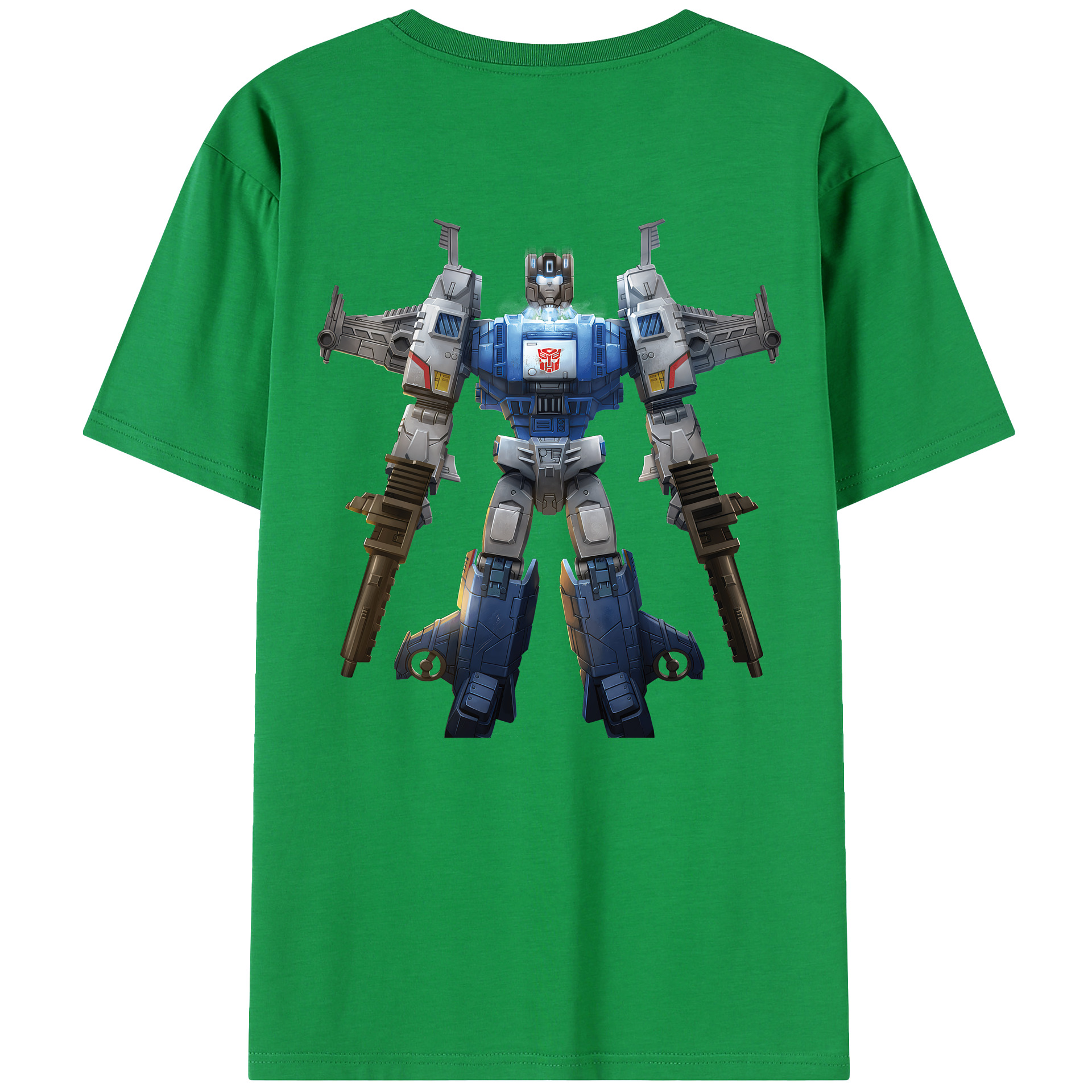 （画像用） Transformers トランスフォーマー 綿100％半袖Tシャツ（背面プリント）
