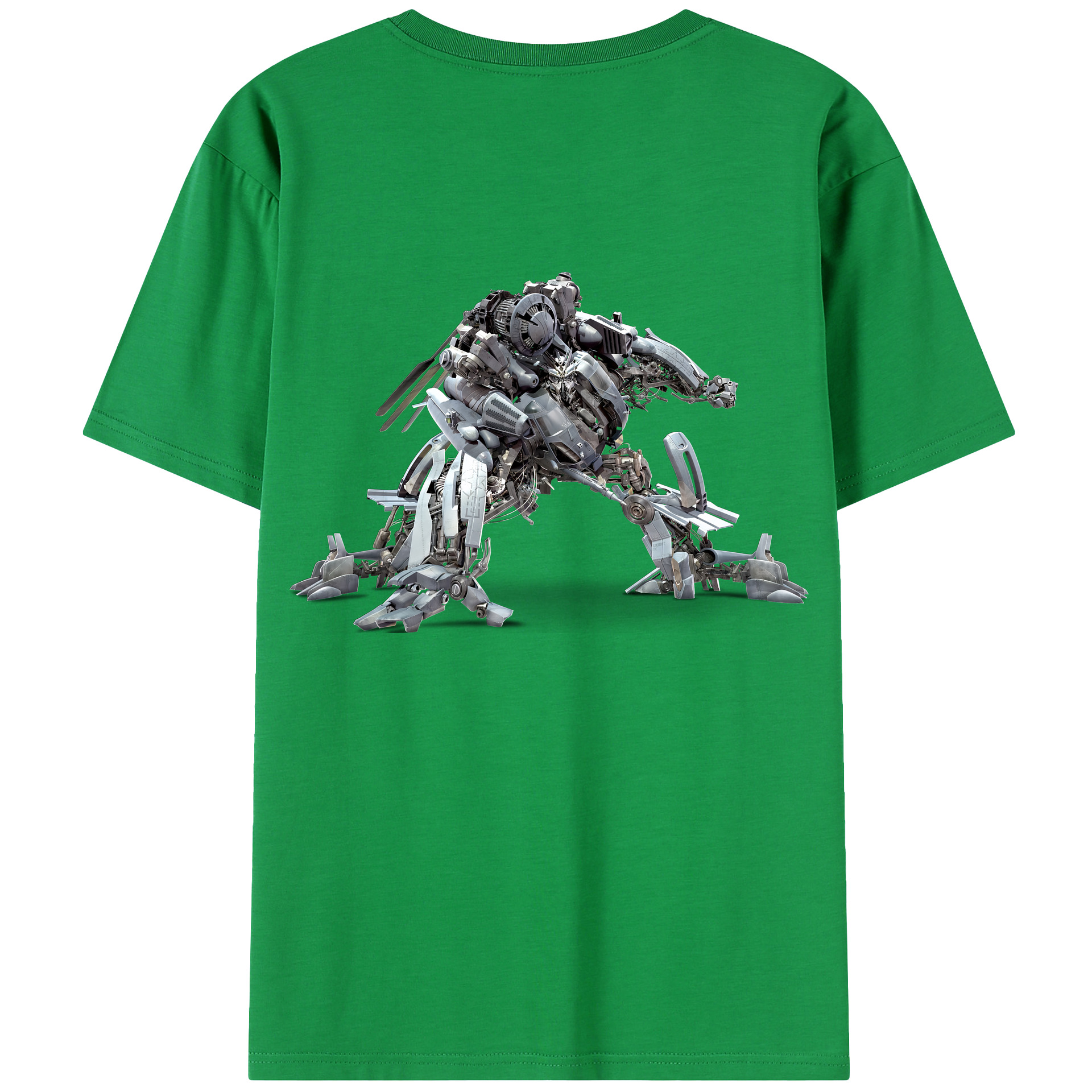 （画像用） Transformers トランスフォーマー 綿100％半袖Tシャツ（背面プリント）