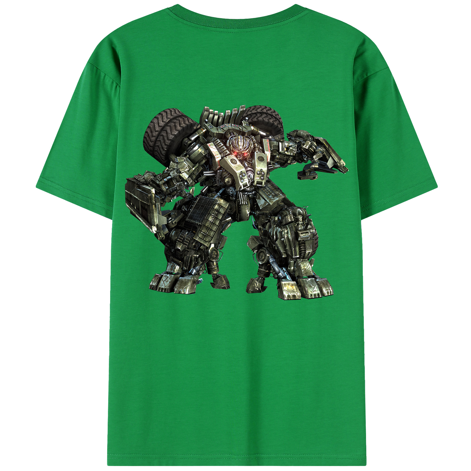 （画像用） Transformers トランスフォーマー 綿100％半袖Tシャツ（背面プリント）