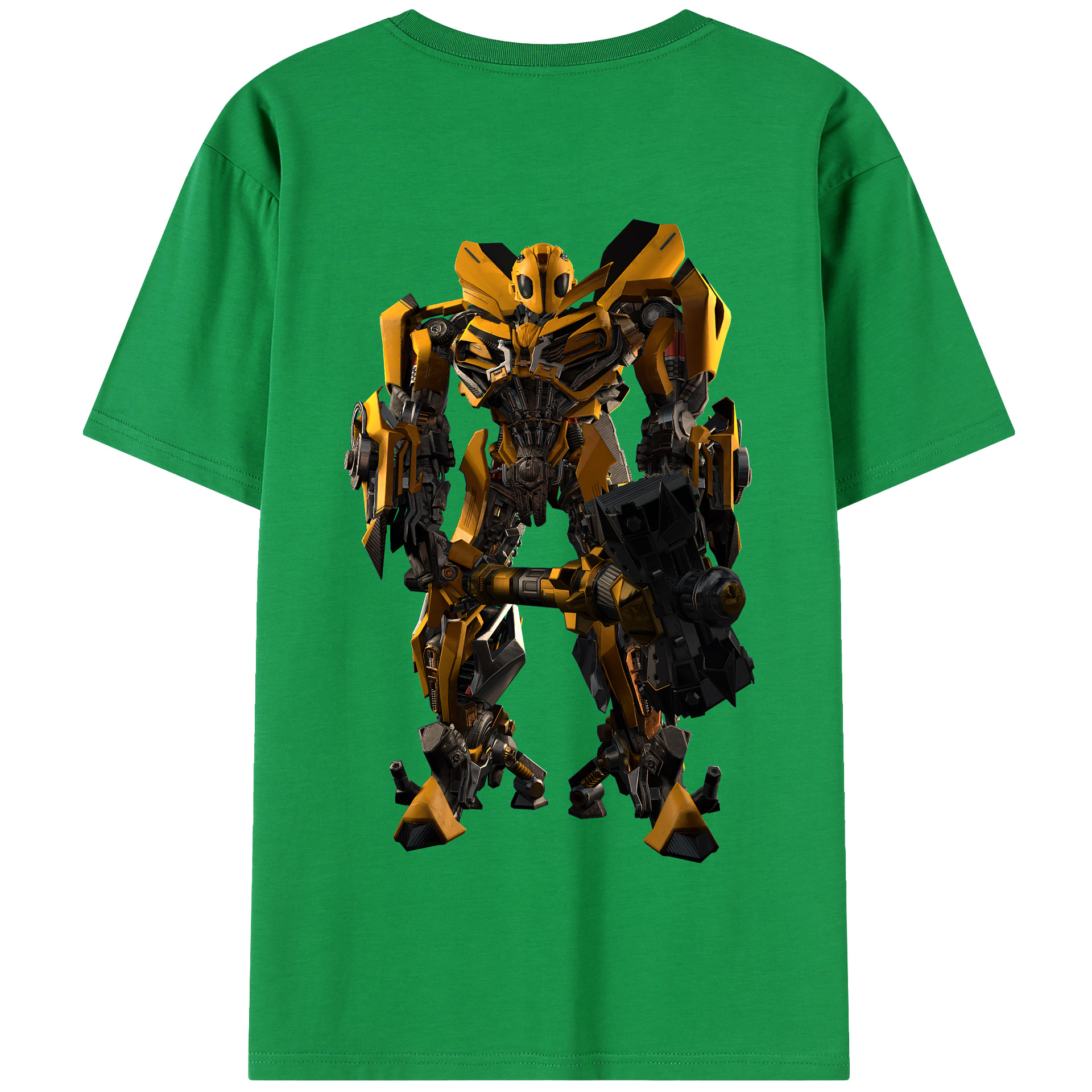 （画像用） Transformers トランスフォーマー 綿100％半袖Tシャツ（背面プリント）