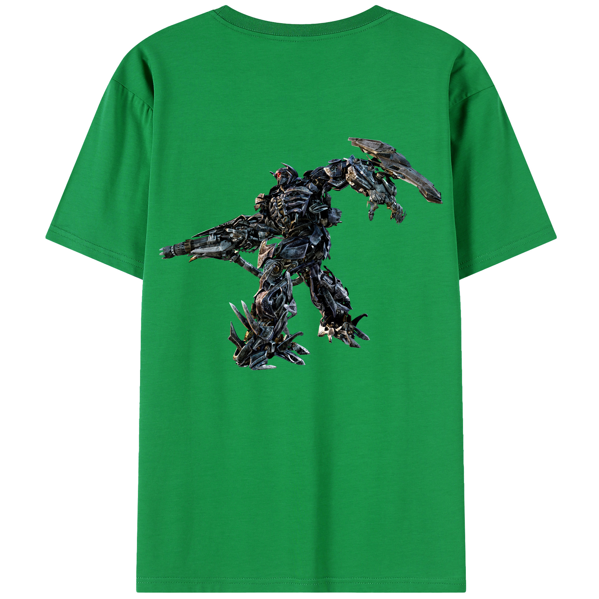 （画像用） Transformers トランスフォーマー 綿100％半袖Tシャツ（背面プリント）