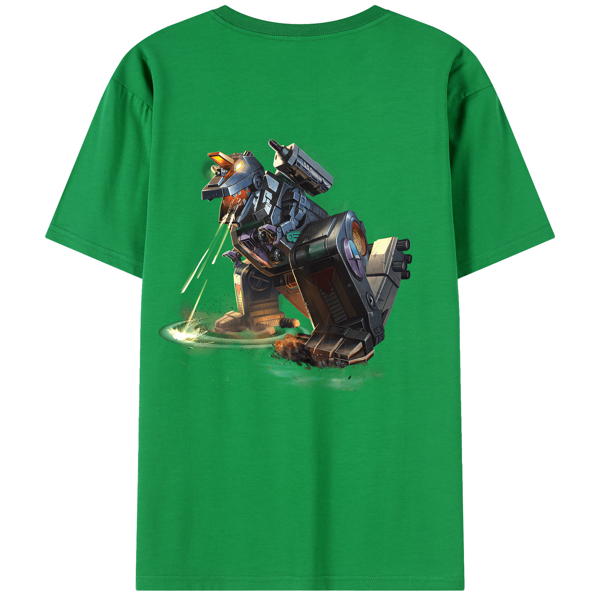 （画像用） Transformers トランスフォーマー 綿100％半袖Tシャツ（背面プリント）