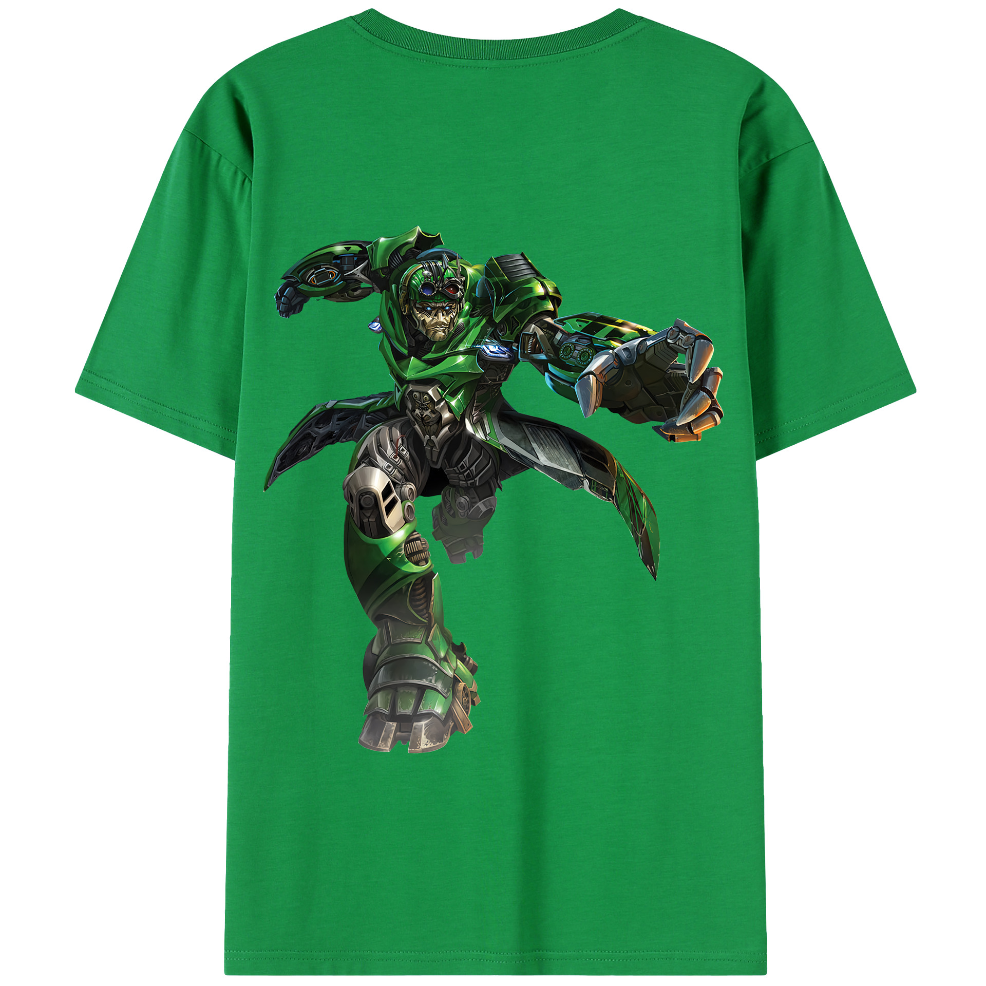 （画像用） Transformers トランスフォーマー 綿100％半袖Tシャツ（背面プリント）