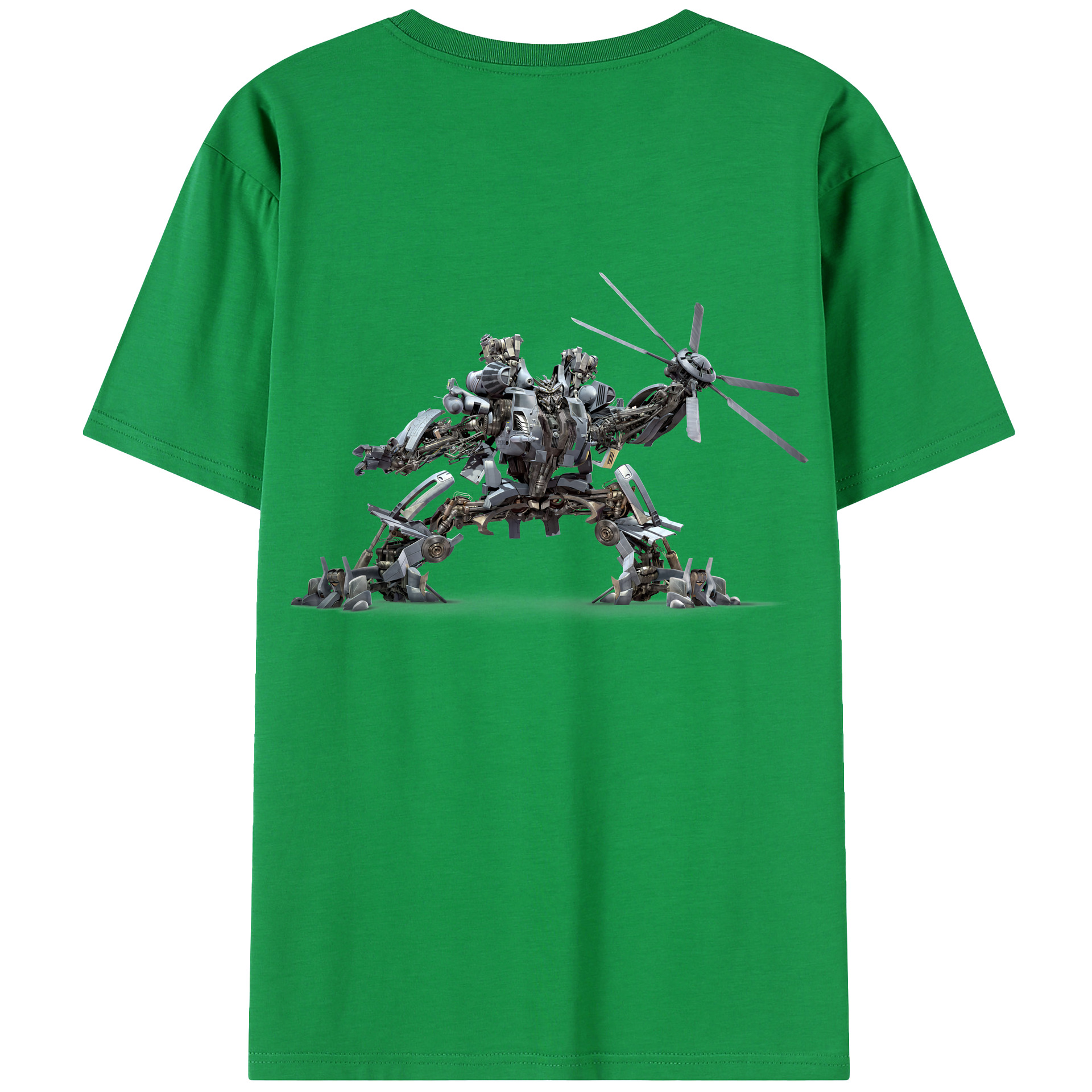 （画像用） Transformers トランスフォーマー 綿100％半袖Tシャツ（背面プリント）