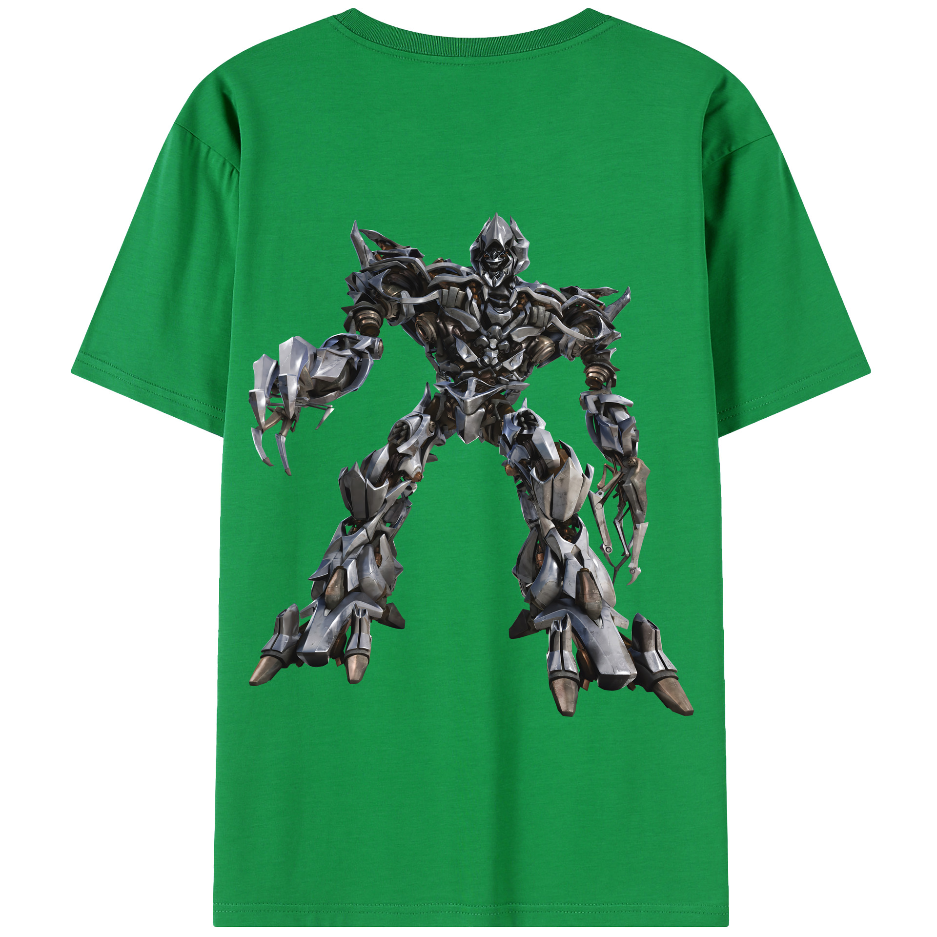 （画像用） Transformers トランスフォーマー 綿100％半袖Tシャツ（背面プリント）