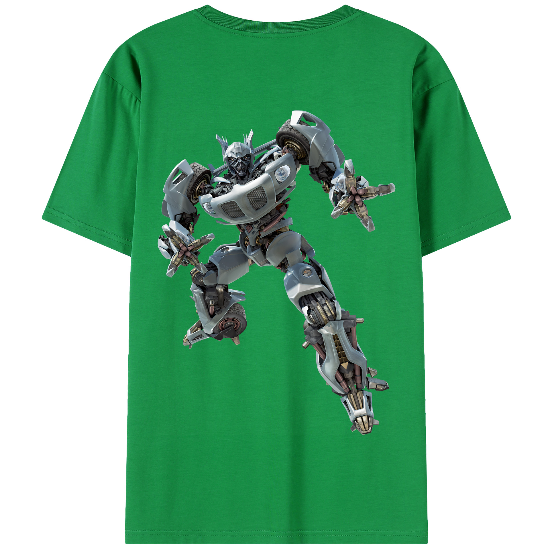 （画像用） Transformers トランスフォーマー 綿100％半袖Tシャツ（背面プリント）