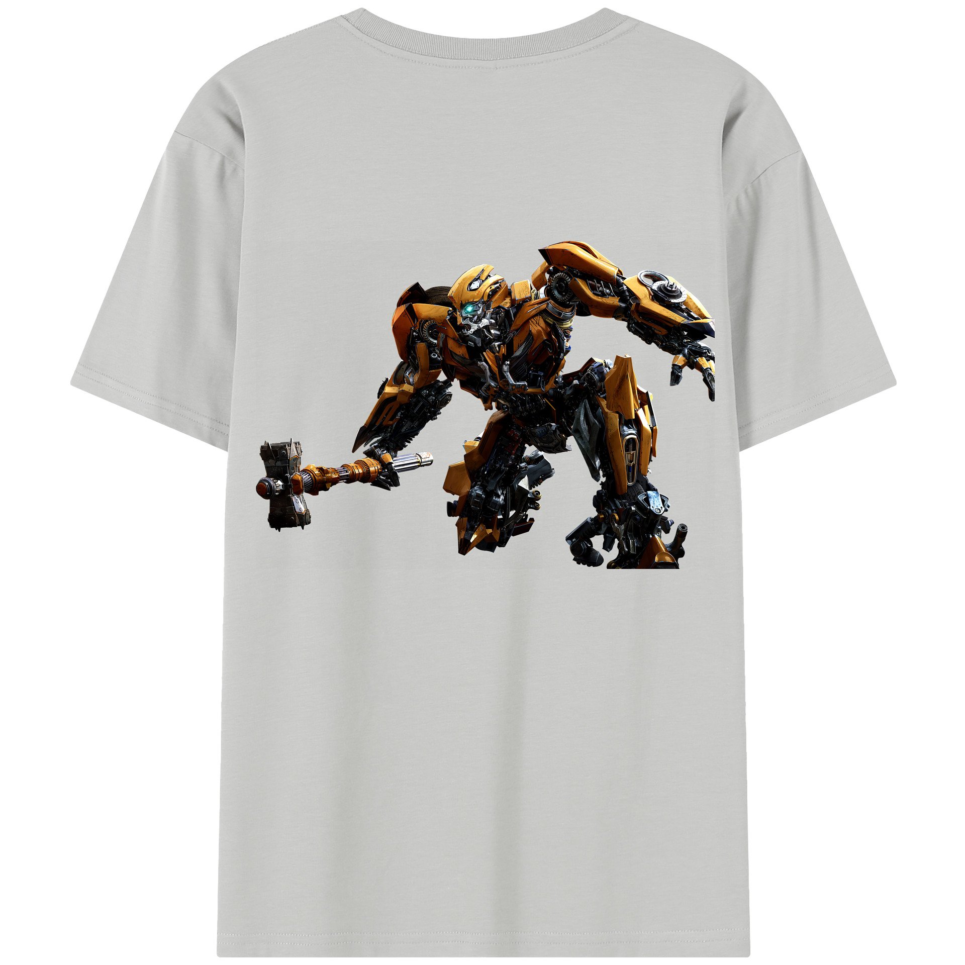 （画像用） Transformers トランスフォーマー 綿100％半袖Tシャツ（背面プリント）
