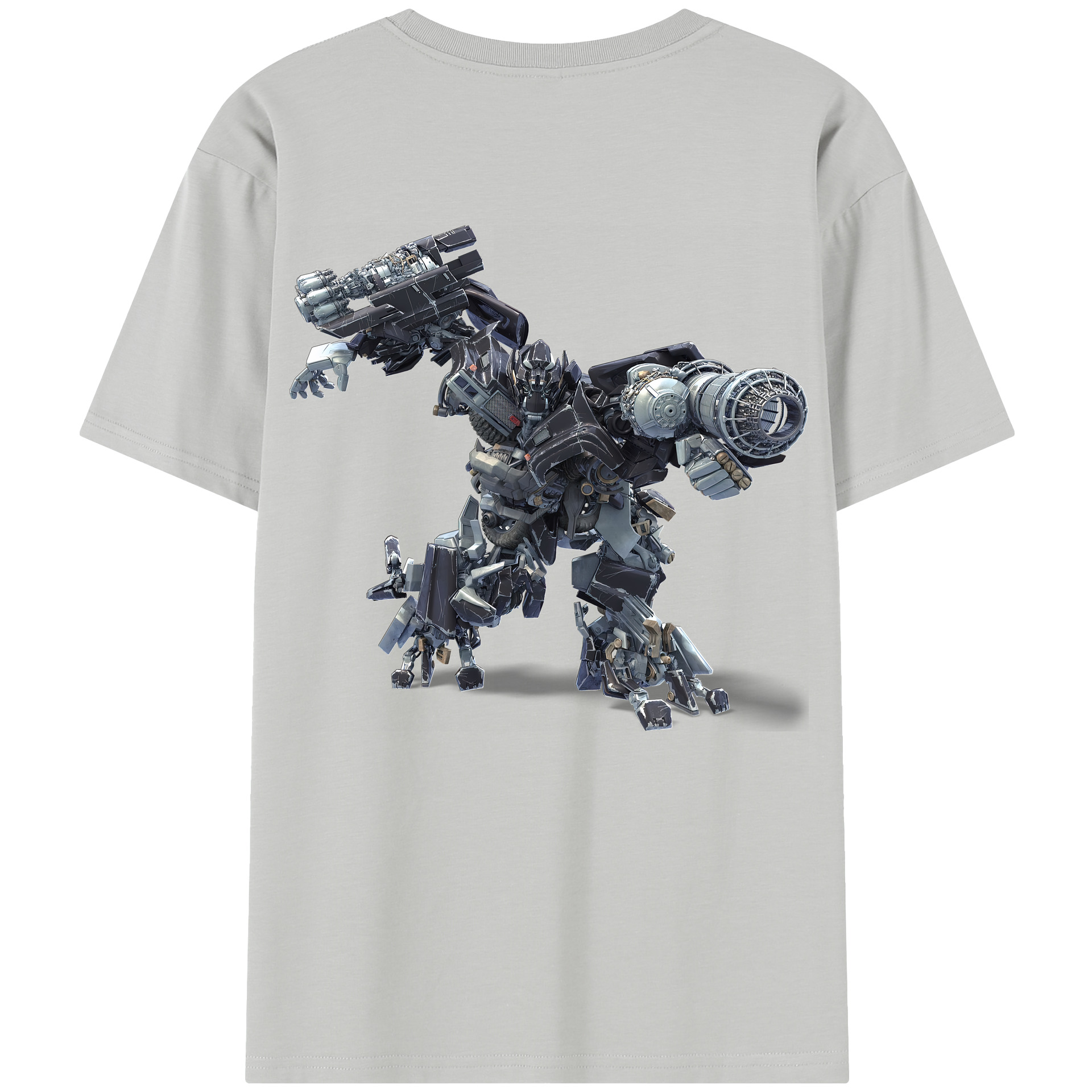 （画像用） Transformers トランスフォーマー 綿100％半袖Tシャツ（背面プリント）