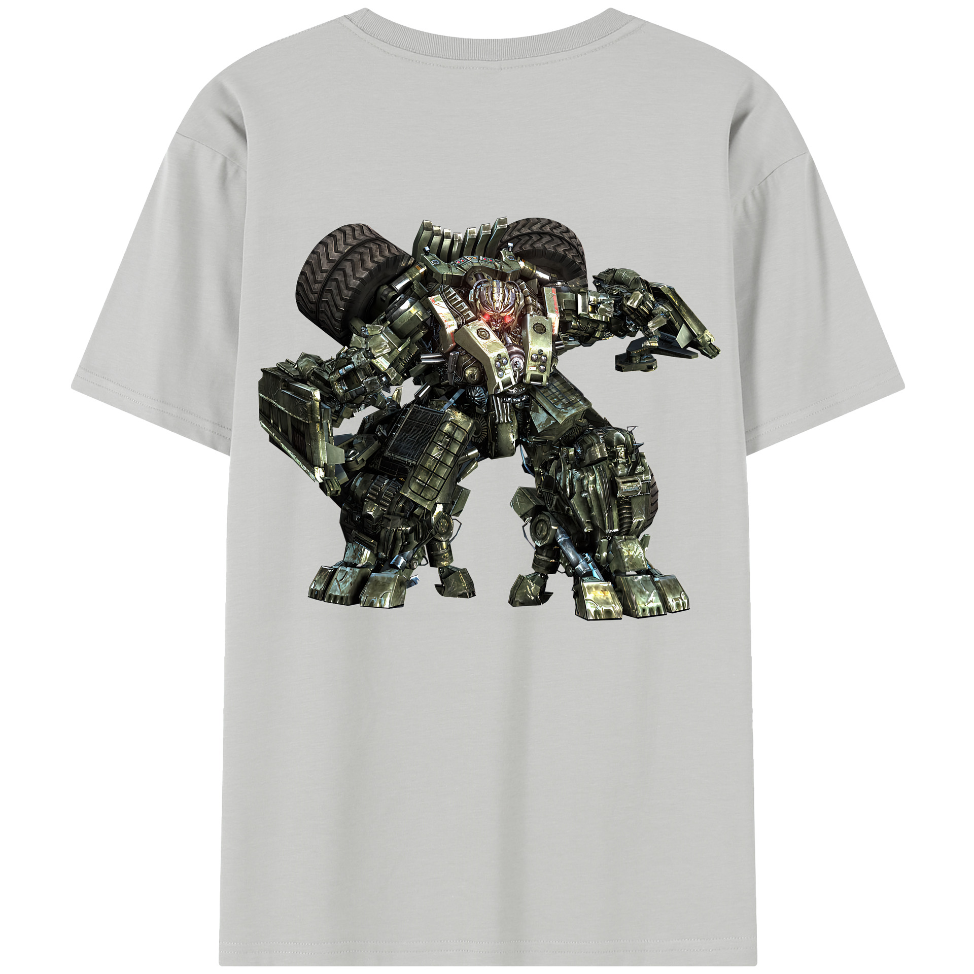 （画像用） Transformers トランスフォーマー 綿100％半袖Tシャツ（背面プリント）