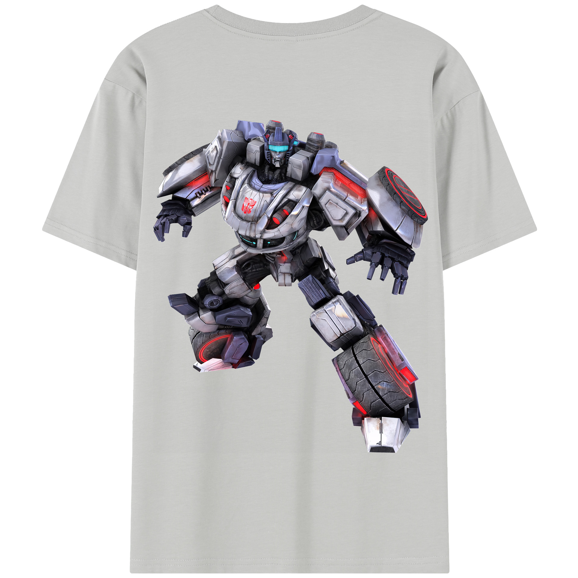 （画像用） Transformers トランスフォーマー 綿100％半袖Tシャツ（背面プリント）