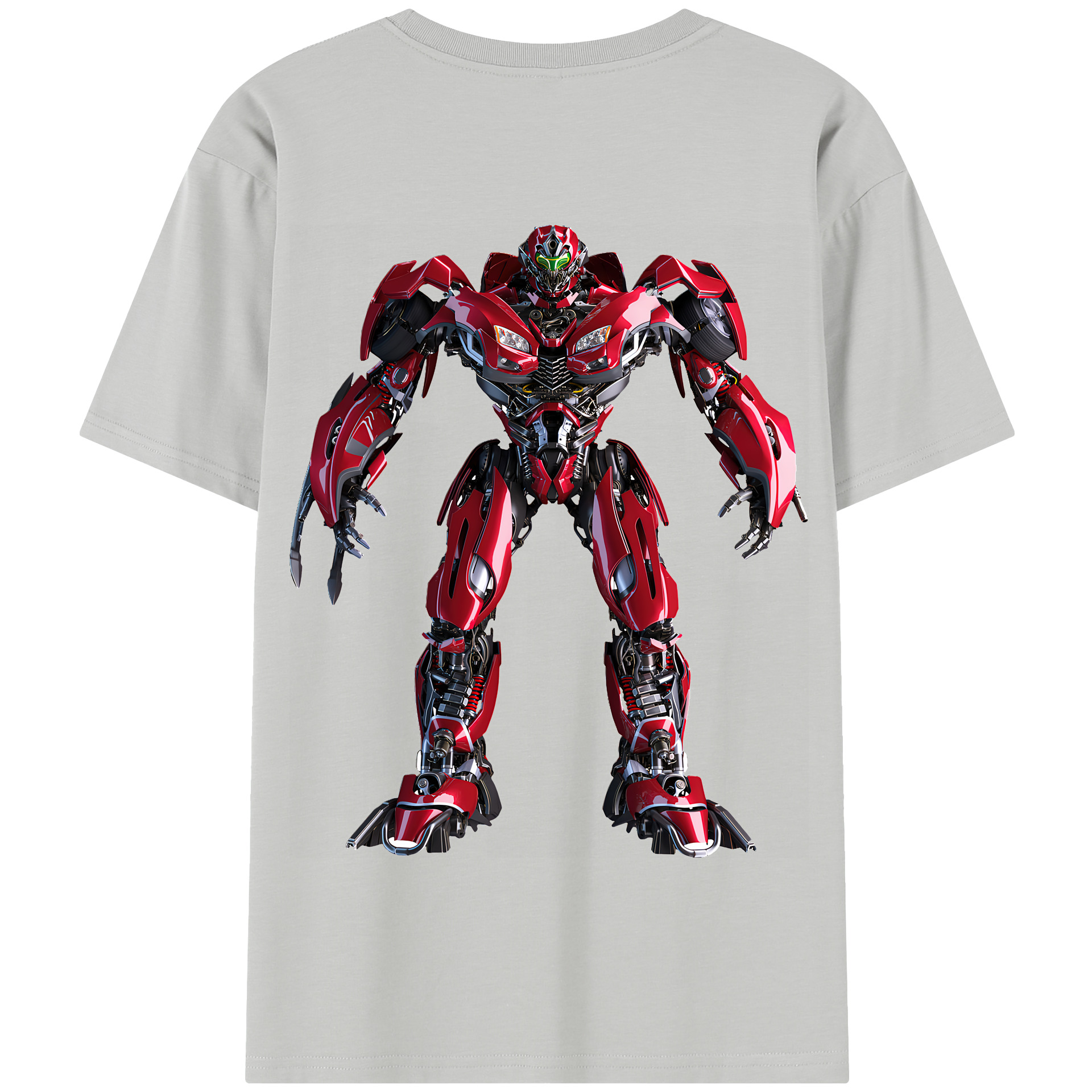 （画像用） Transformers トランスフォーマー 綿100％半袖Tシャツ（背面プリント）