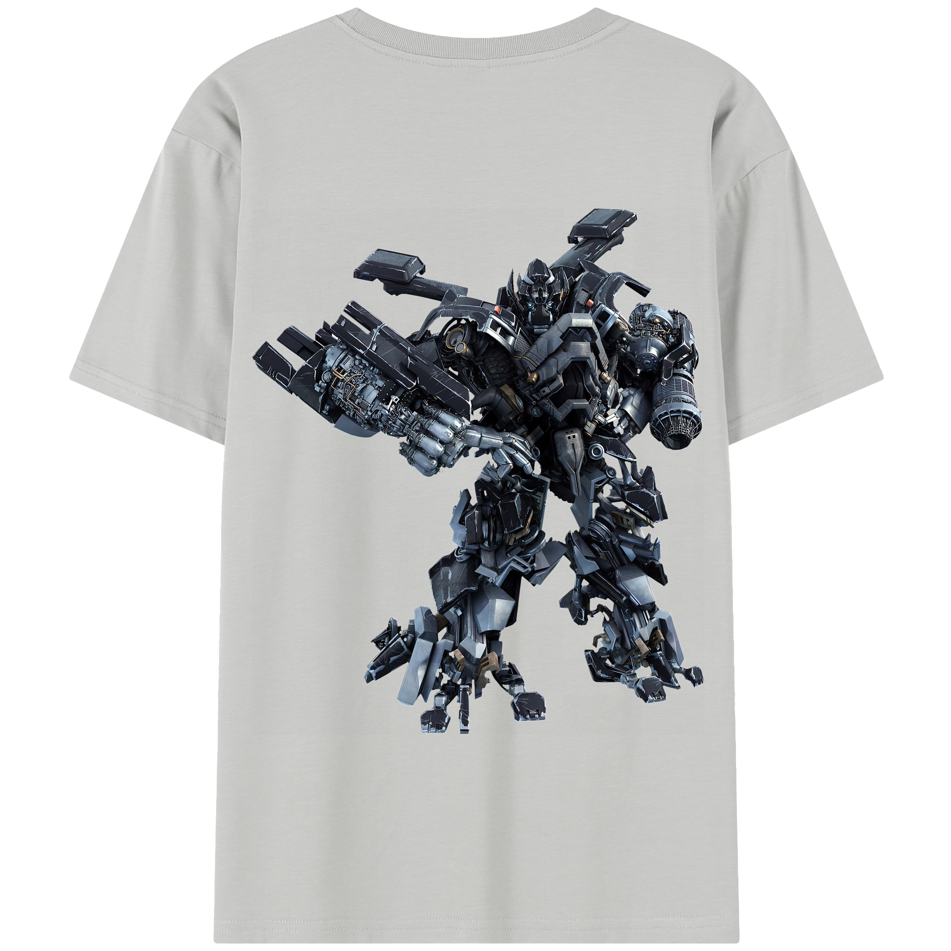 （画像用） Transformers トランスフォーマー 綿100％半袖Tシャツ（背面プリント）