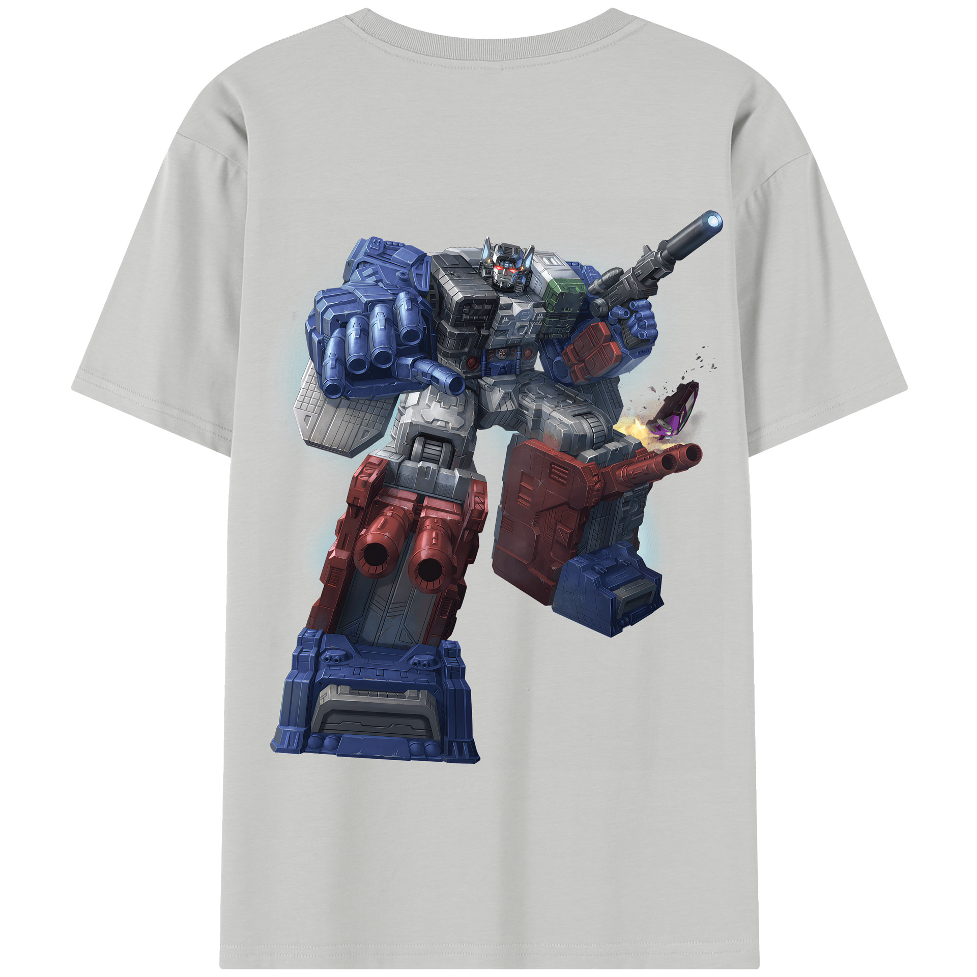 （画像用） Transformers トランスフォーマー 綿100％半袖Tシャツ（背面プリント）