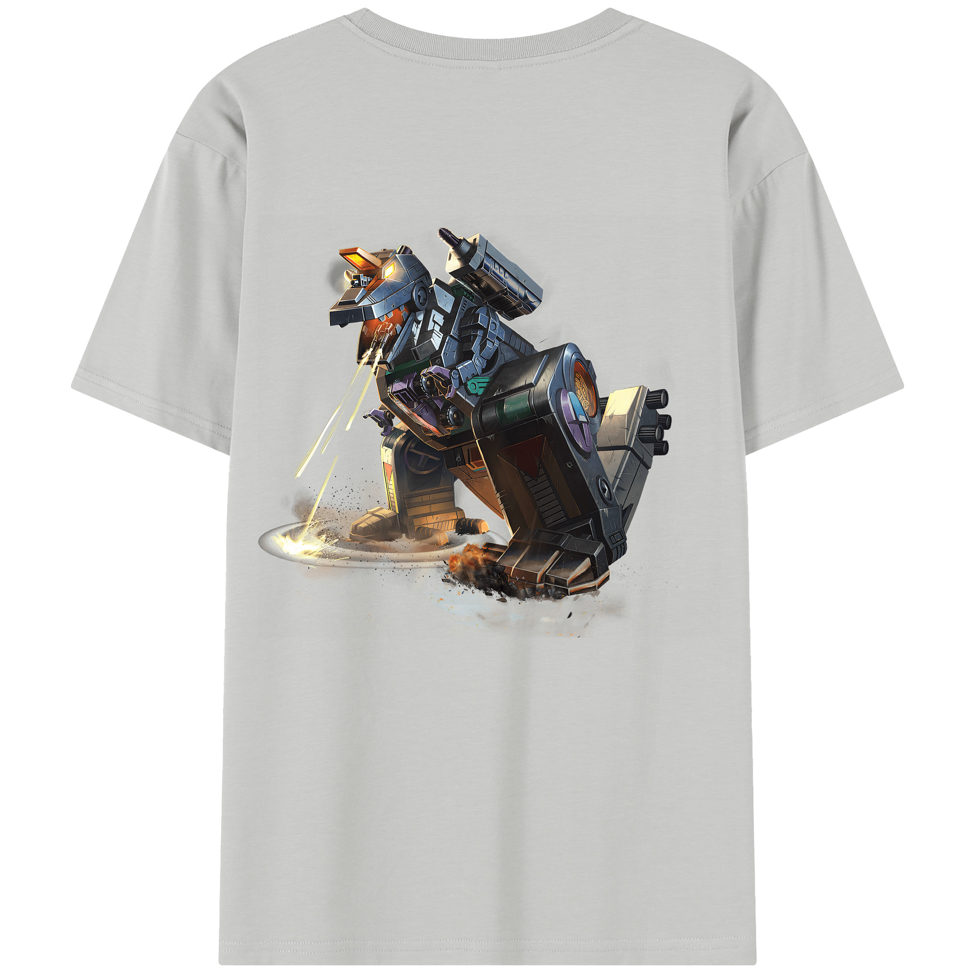 （画像用） Transformers トランスフォーマー 綿100％半袖Tシャツ（背面プリント）