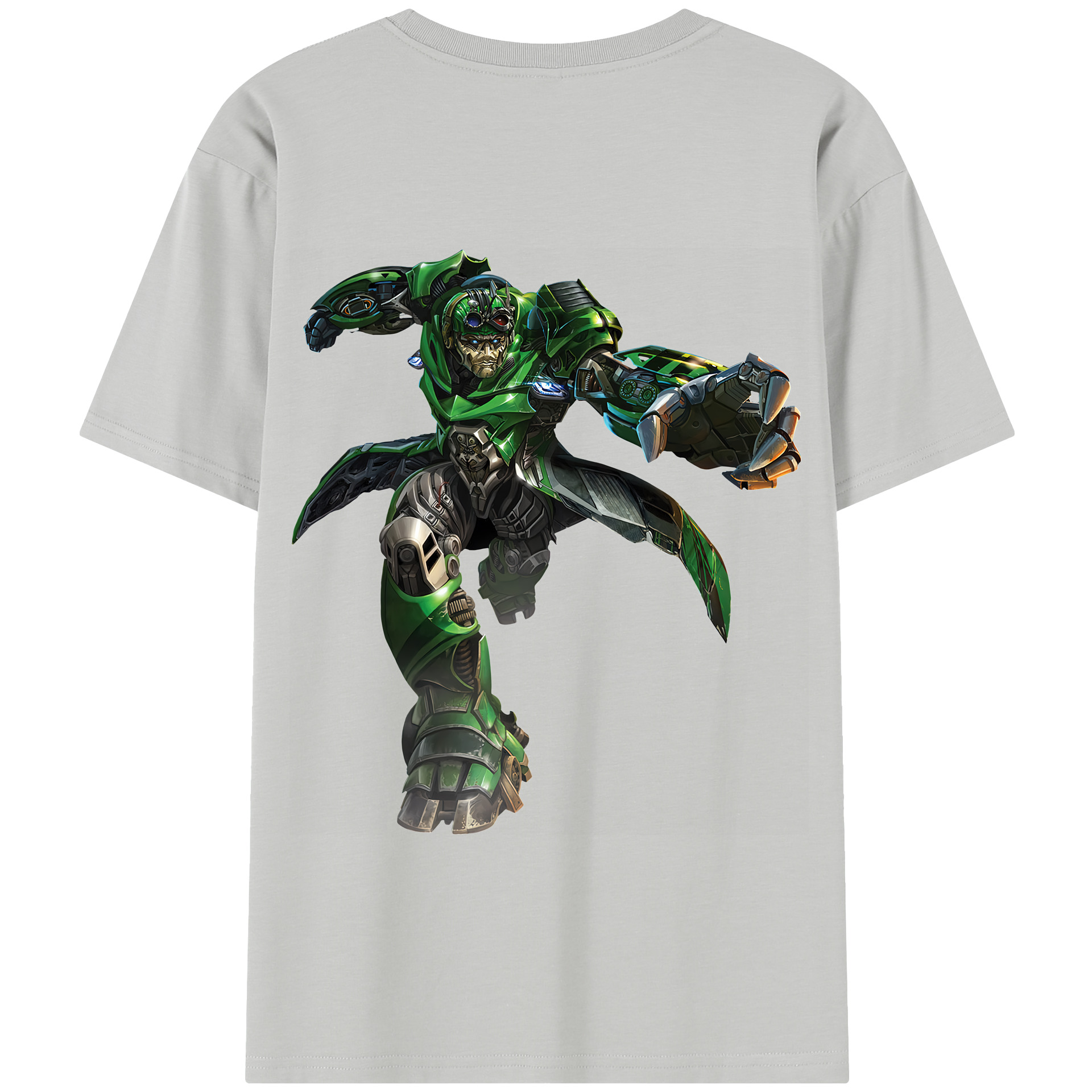 （画像用） Transformers トランスフォーマー 綿100％半袖Tシャツ（背面プリント）