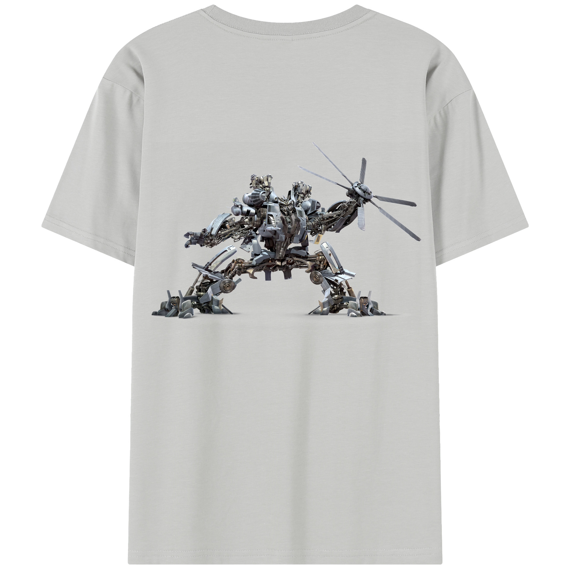 （画像用） Transformers トランスフォーマー 綿100％半袖Tシャツ（背面プリント）