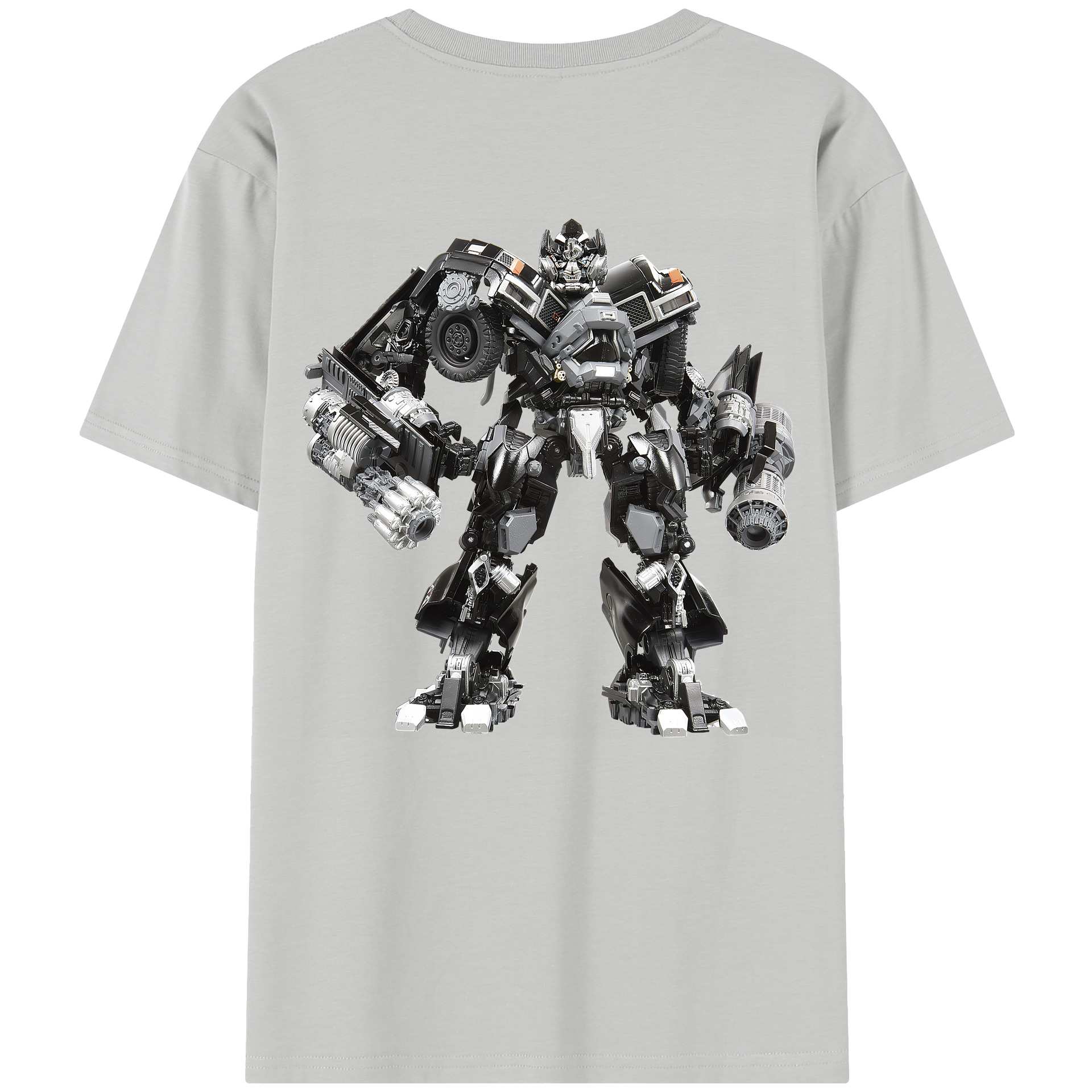 （画像用） Transformers トランスフォーマー 綿100％半袖Tシャツ（背面プリント）