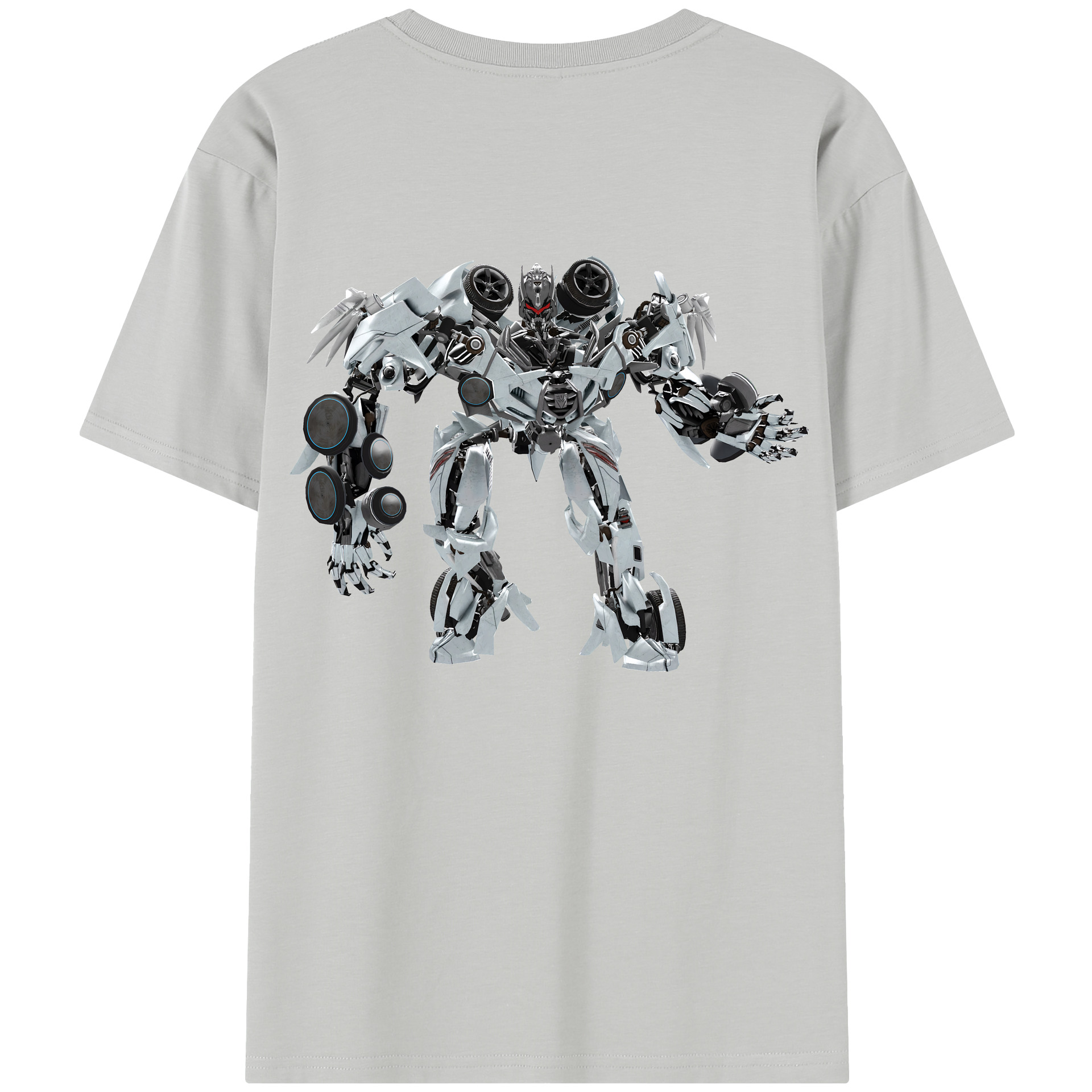 （画像用） Transformers トランスフォーマー 綿100％半袖Tシャツ（背面プリント）