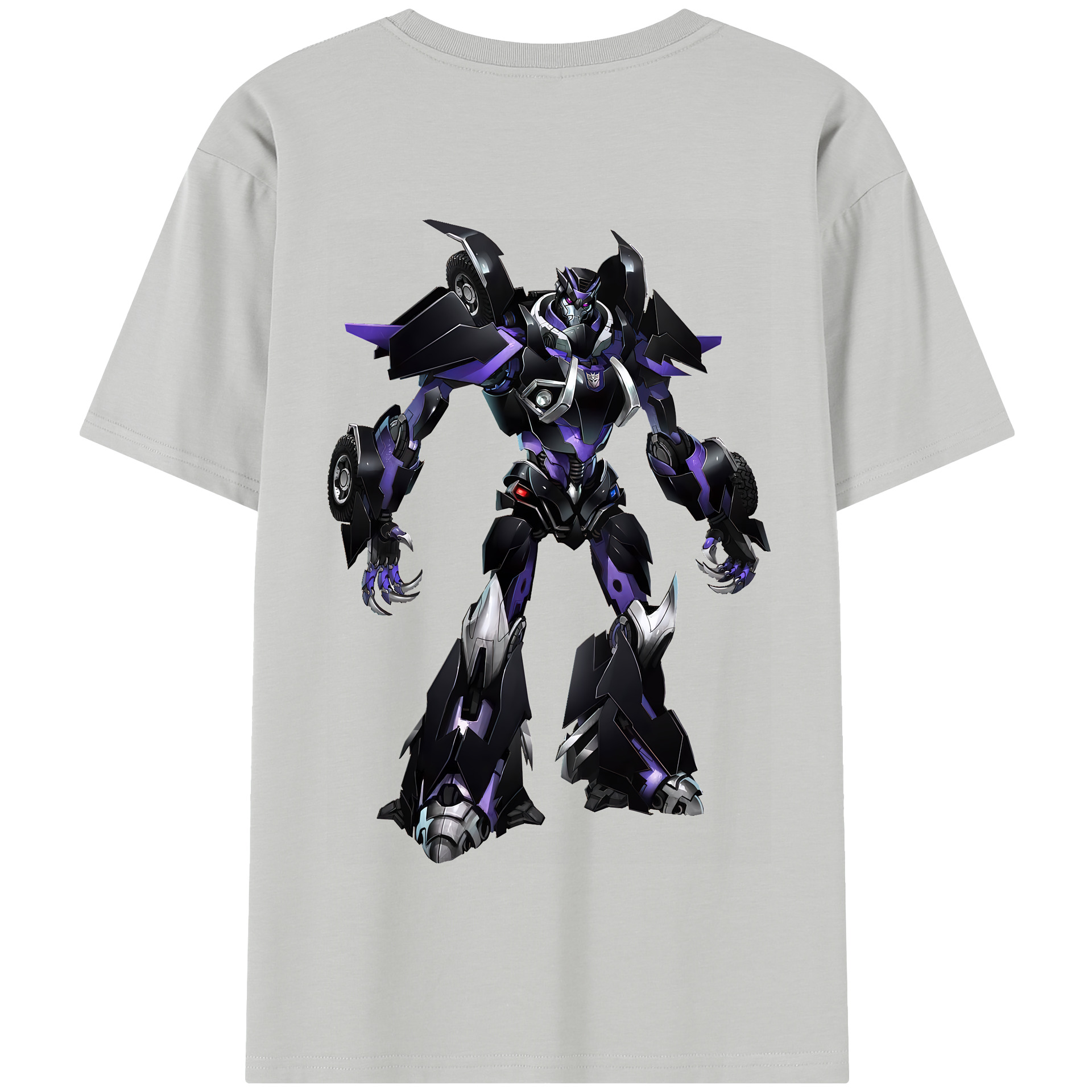 （画像用） Transformers トランスフォーマー 綿100％半袖Tシャツ（背面プリント）