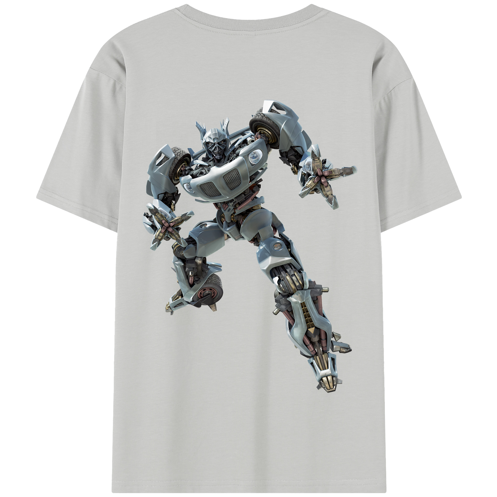（画像用） Transformers トランスフォーマー 綿100％半袖Tシャツ（背面プリント）