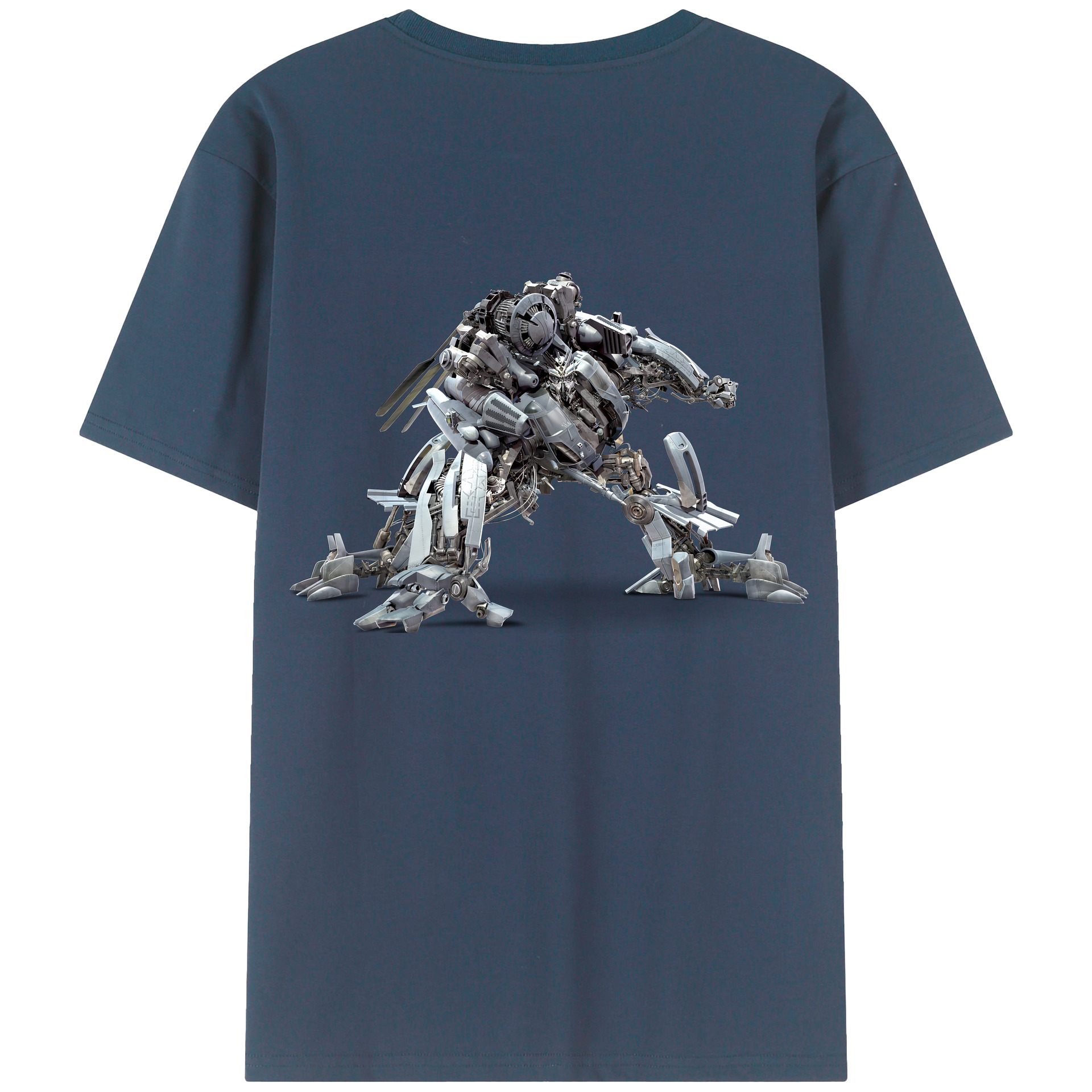 （画像用） Transformers トランスフォーマー 綿100％半袖Tシャツ（背面プリント）