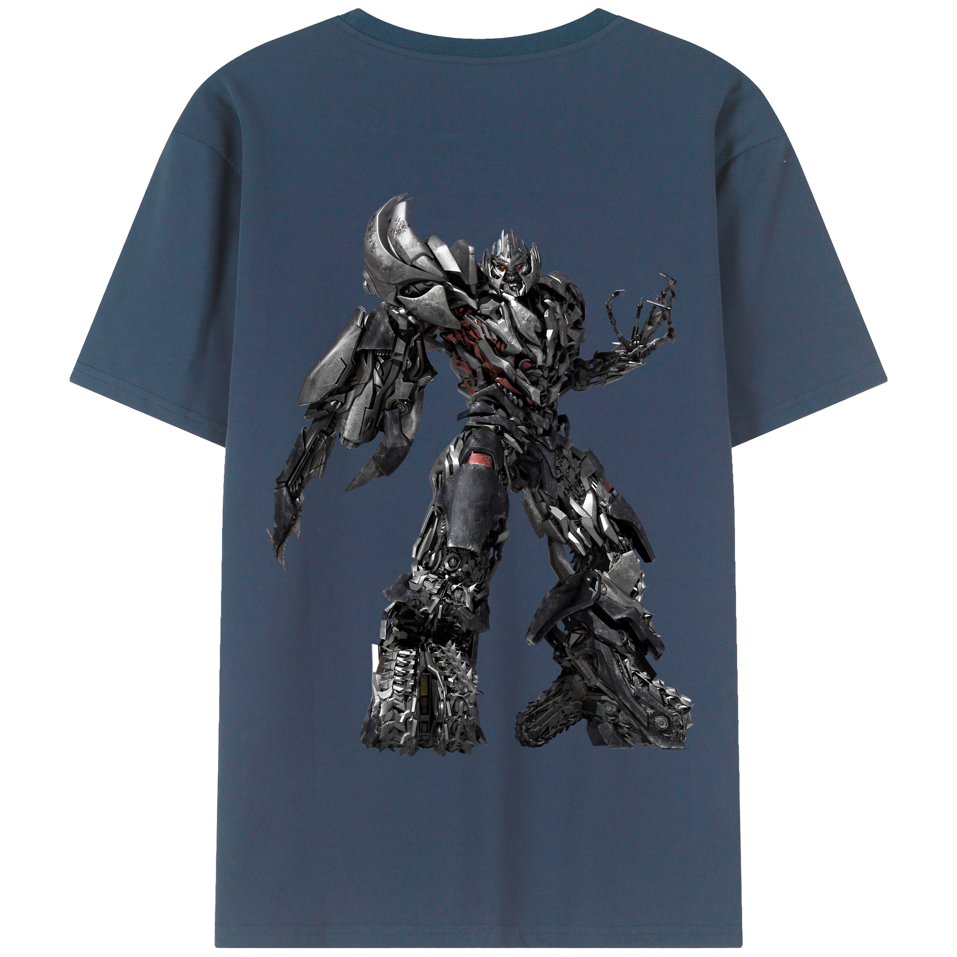 （画像用） Transformers トランスフォーマー 綿100％半袖Tシャツ（背面プリント）