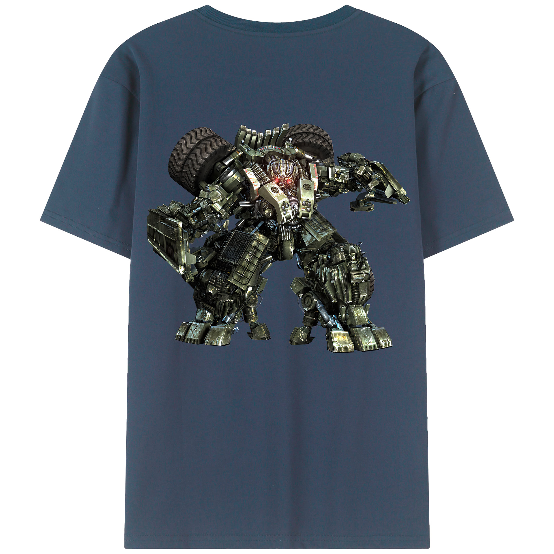 （画像用） Transformers トランスフォーマー 綿100％半袖Tシャツ（背面プリント）