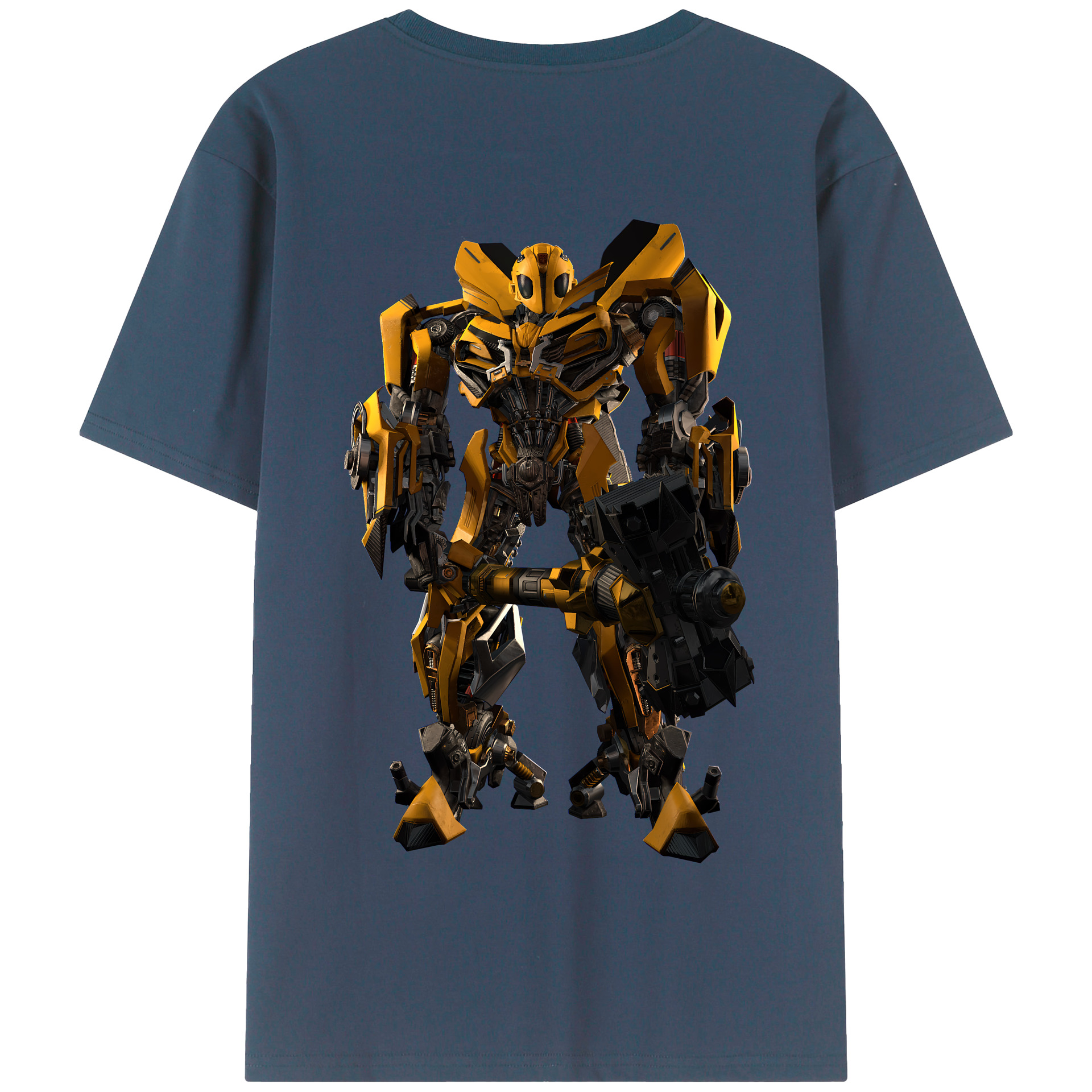 （画像用） Transformers トランスフォーマー 綿100％半袖Tシャツ（背面プリント）