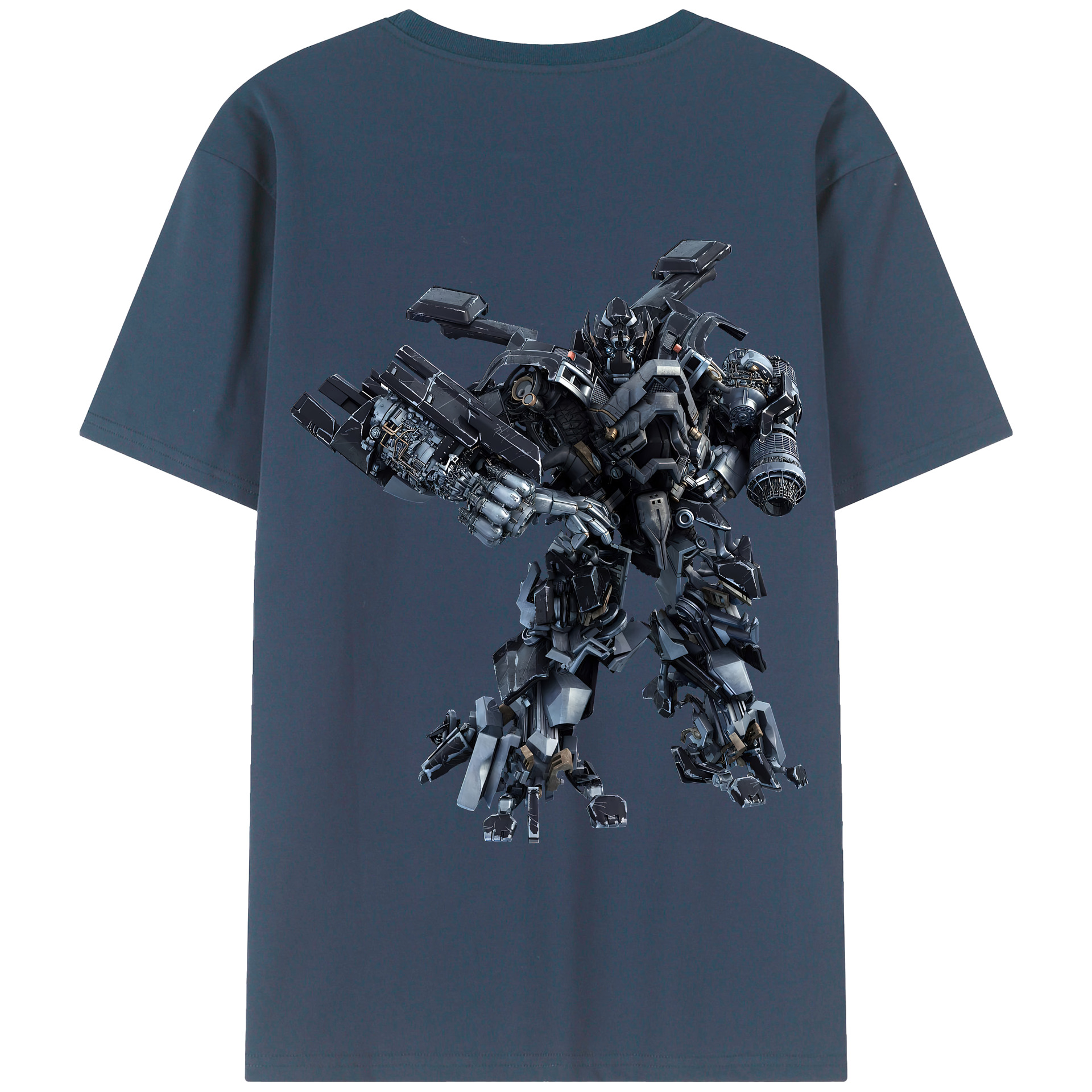 （画像用） Transformers トランスフォーマー 綿100％半袖Tシャツ（背面プリント）