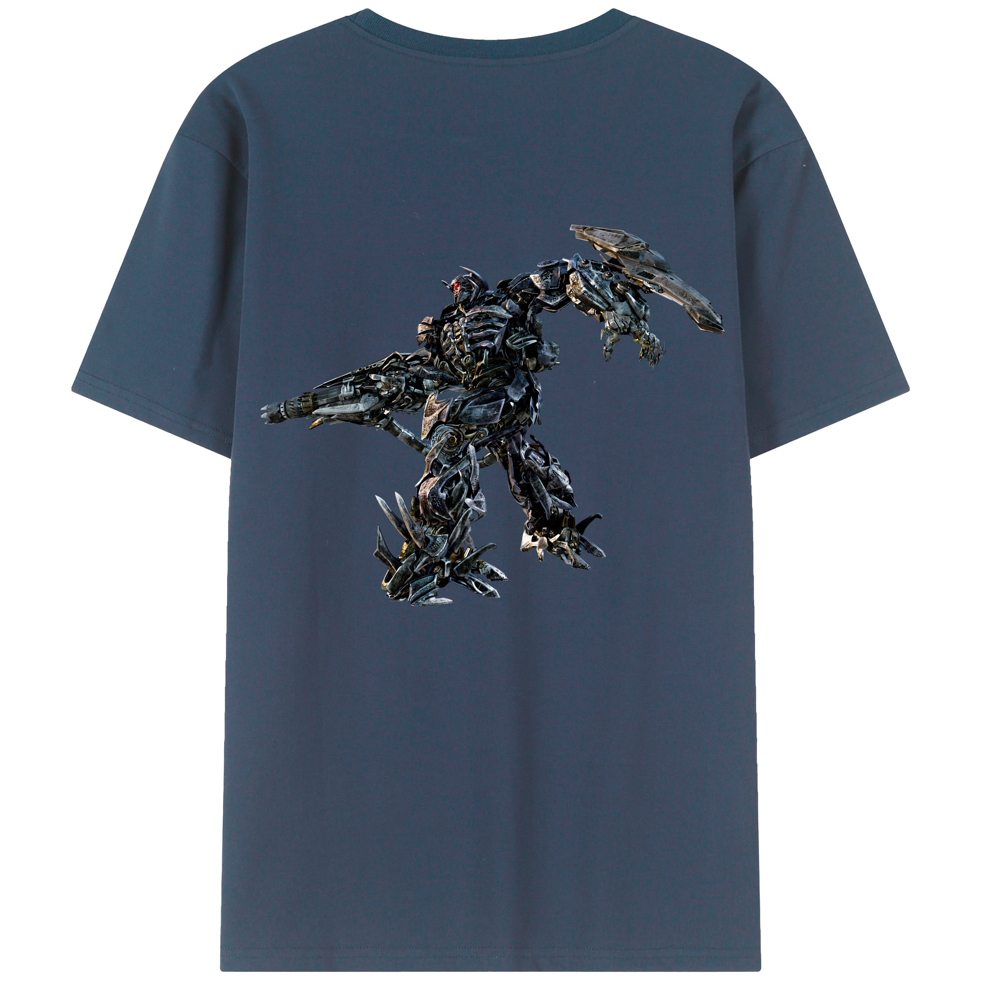 （画像用） Transformers トランスフォーマー 綿100％半袖Tシャツ（背面プリント）
