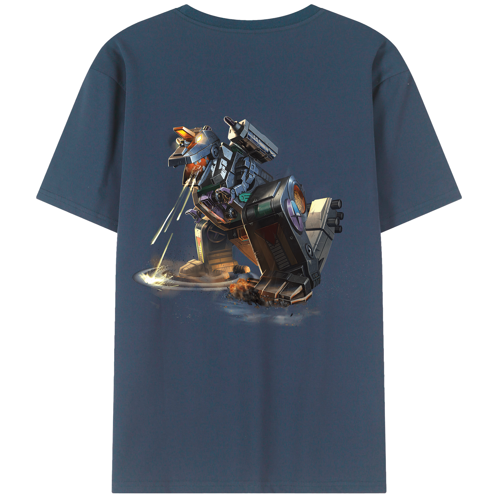 （画像用） Transformers トランスフォーマー 綿100％半袖Tシャツ（背面プリント）