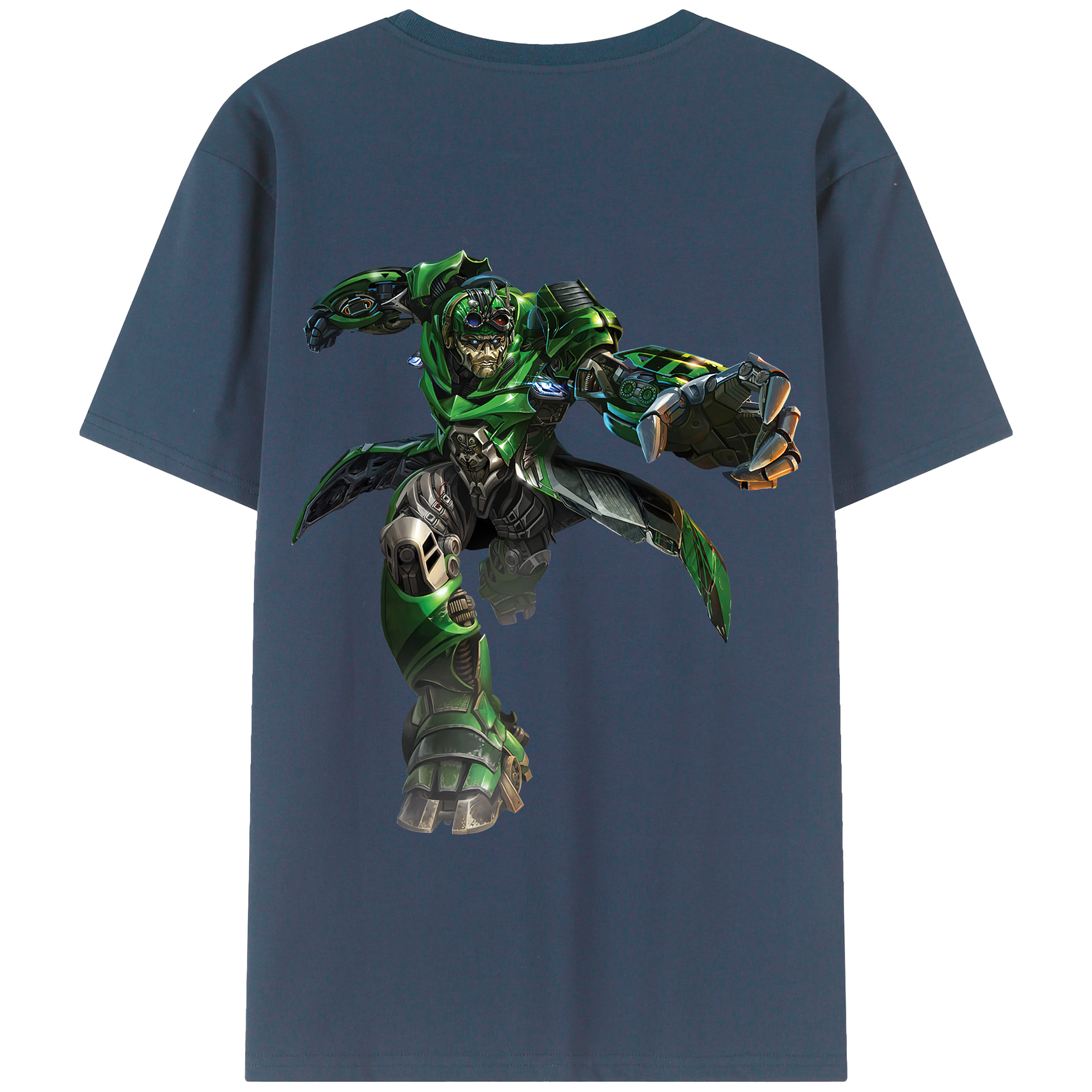 （画像用） Transformers トランスフォーマー 綿100％半袖Tシャツ（背面プリント）