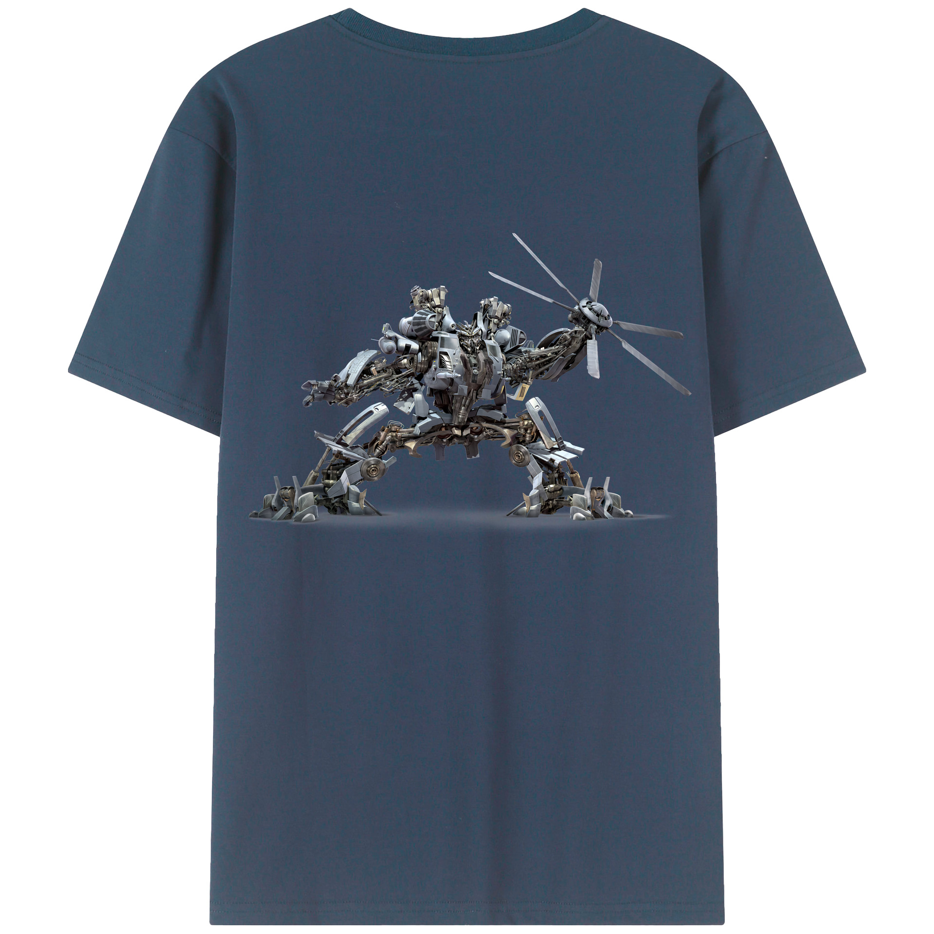 （画像用） Transformers トランスフォーマー 綿100％半袖Tシャツ（背面プリント）