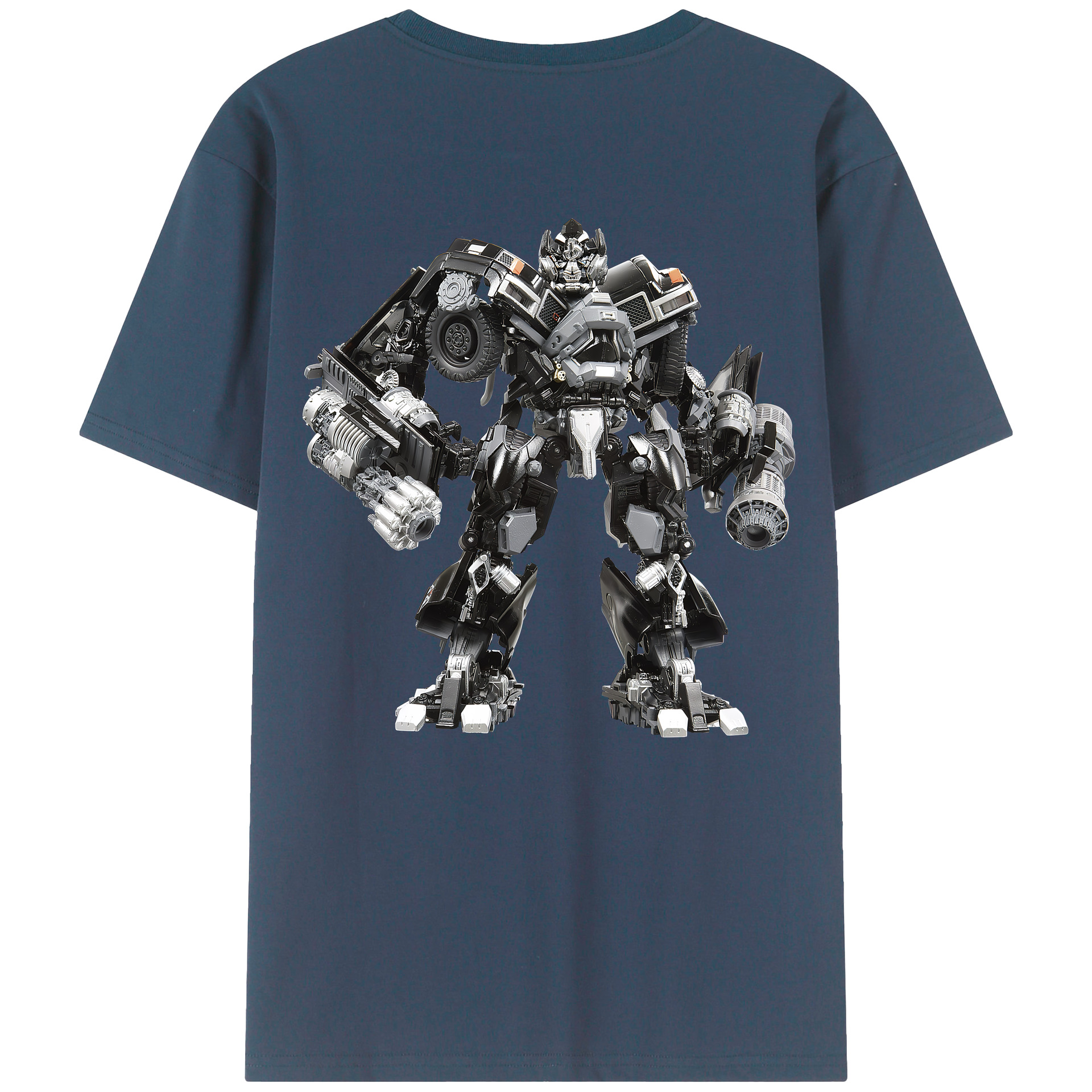 （画像用） Transformers トランスフォーマー 綿100％半袖Tシャツ（背面プリント）