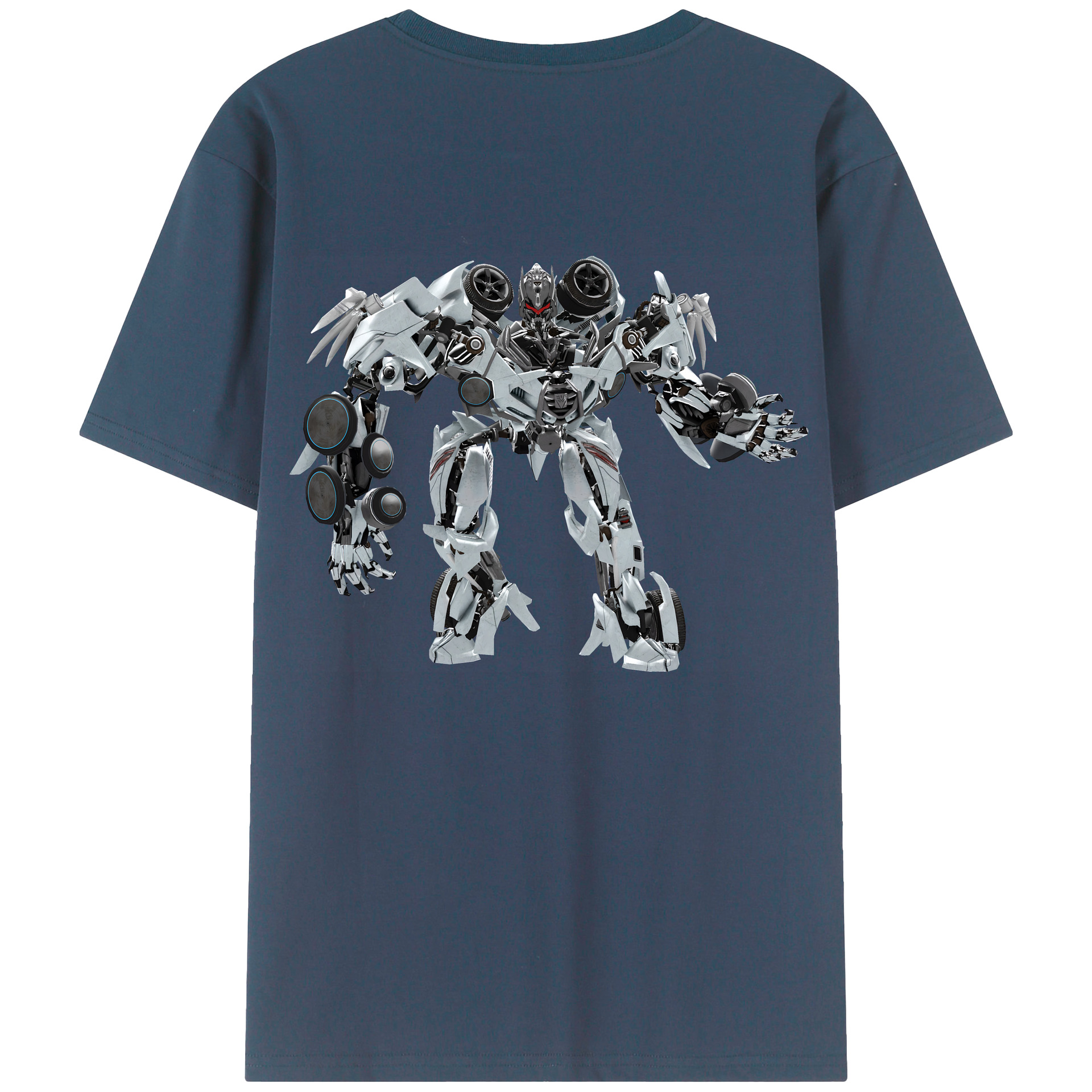（画像用） Transformers トランスフォーマー 綿100％半袖Tシャツ（背面プリント）