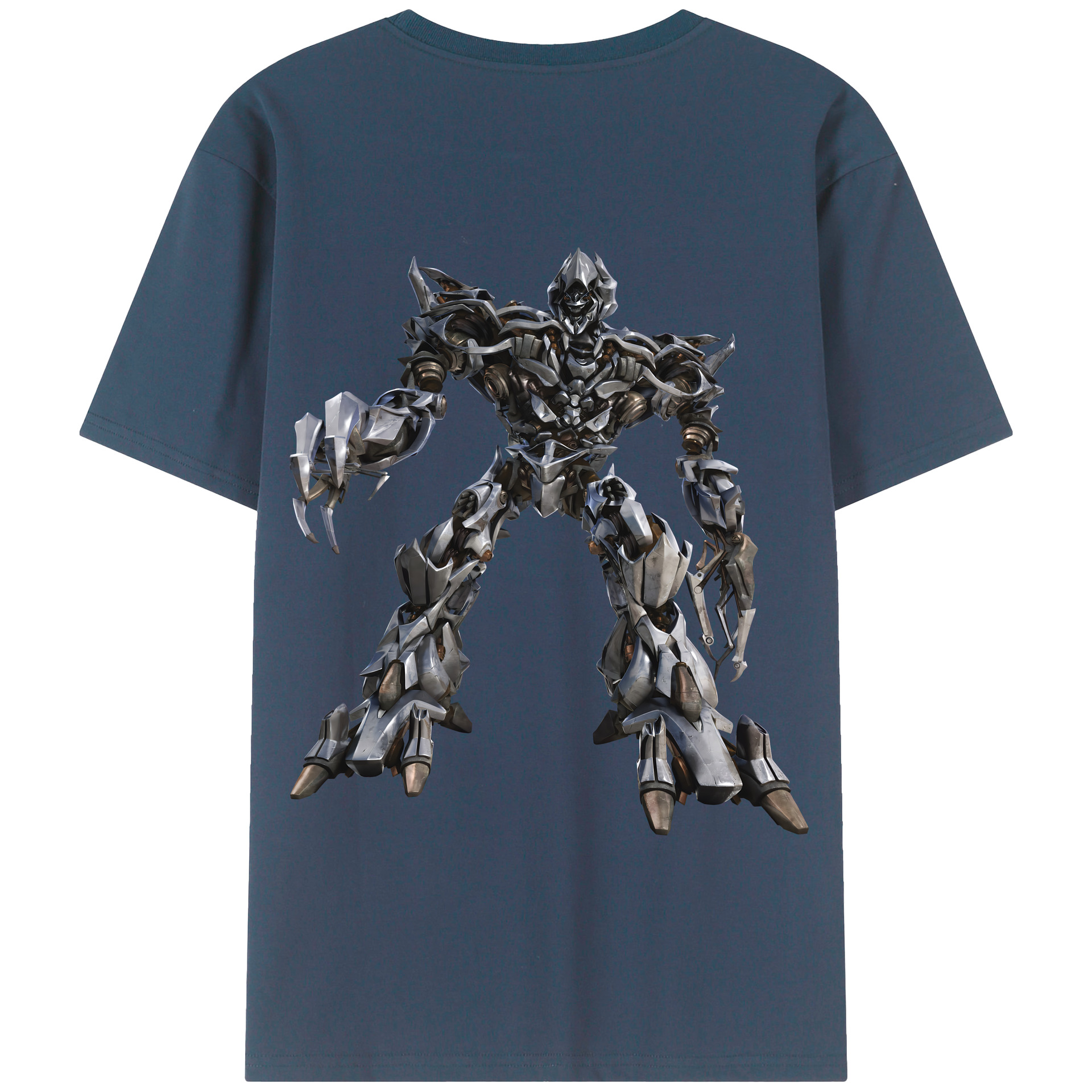 （画像用） Transformers トランスフォーマー 綿100％半袖Tシャツ（背面プリント）