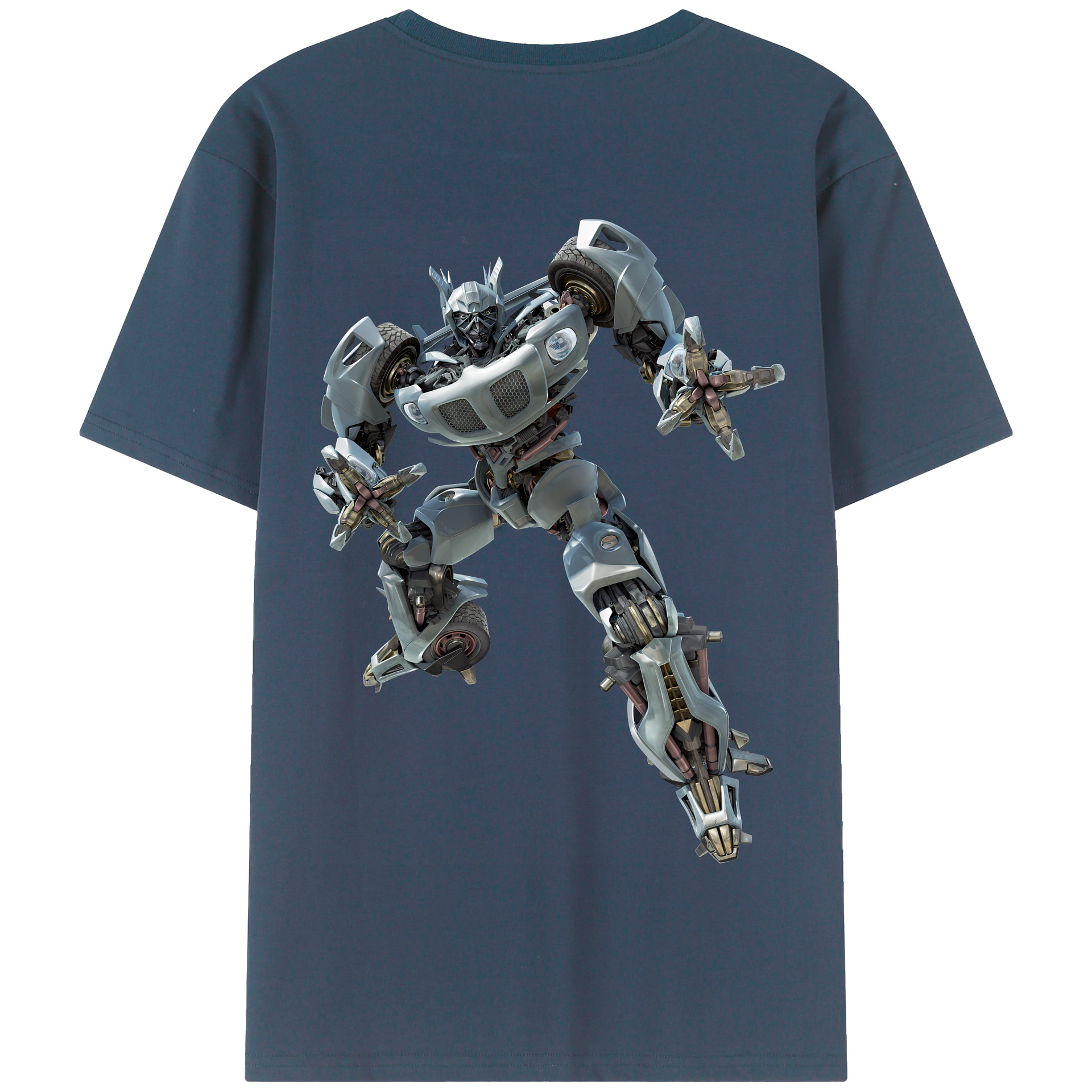 （画像用） Transformers トランスフォーマー 綿100％半袖Tシャツ（背面プリント）
