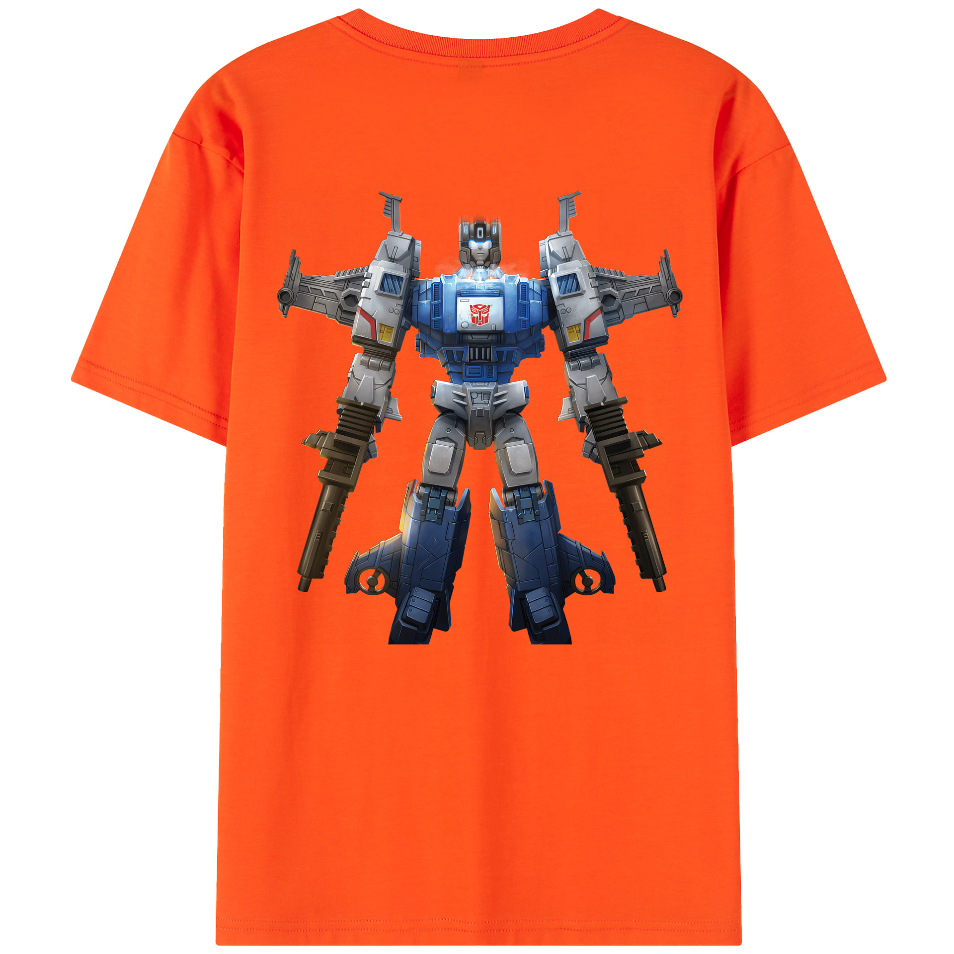 （画像用） Transformers トランスフォーマー 綿100％半袖Tシャツ（背面プリント）