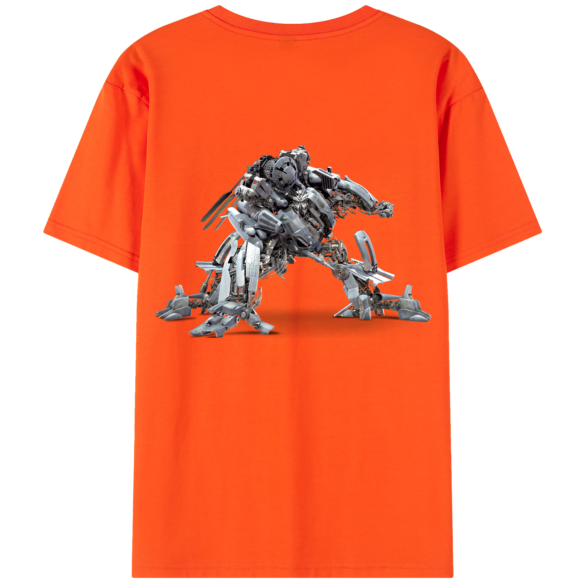 （画像用） Transformers トランスフォーマー 綿100％半袖Tシャツ（背面プリント）