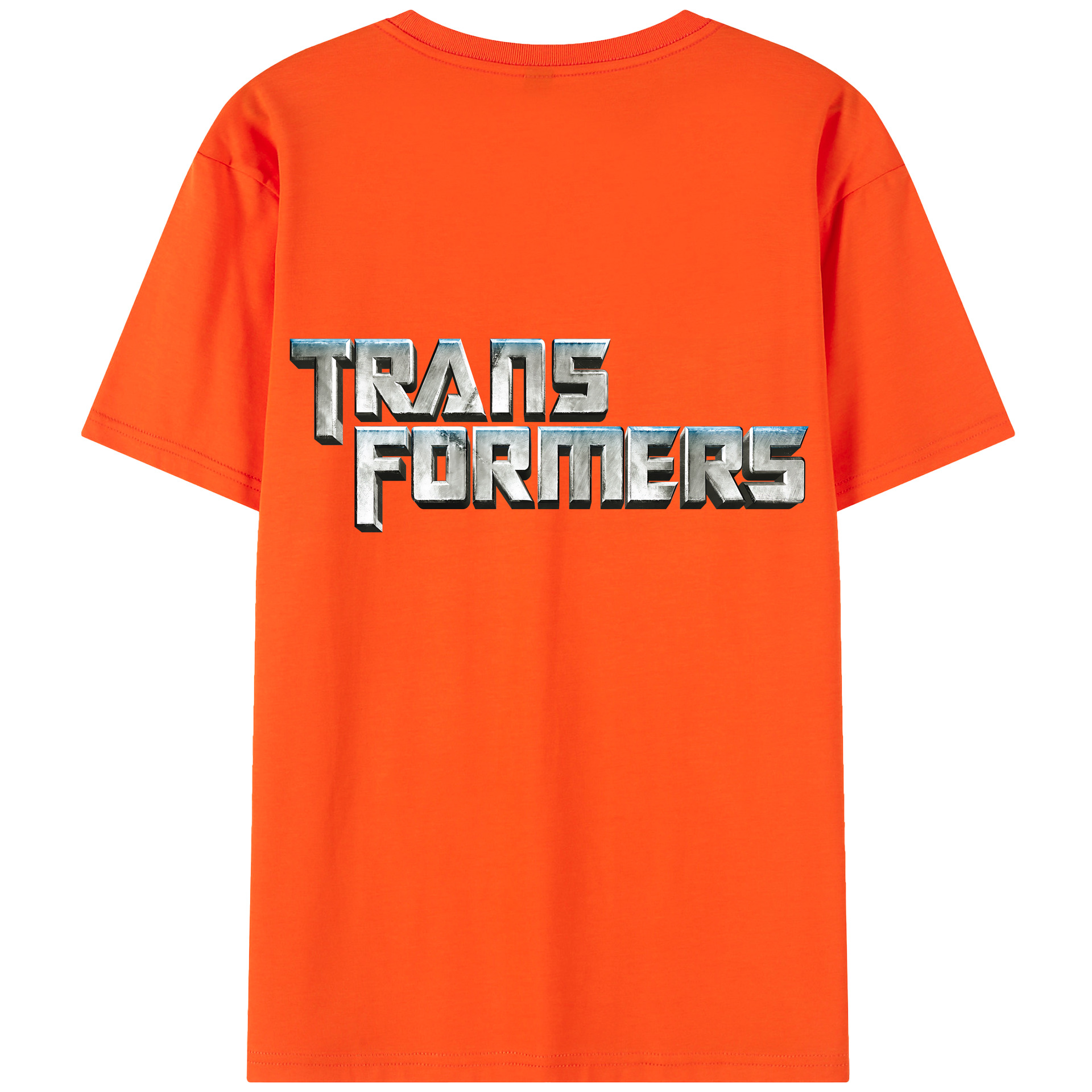 （画像用） Transformers トランスフォーマー 綿100％半袖Tシャツ（背面プリント）