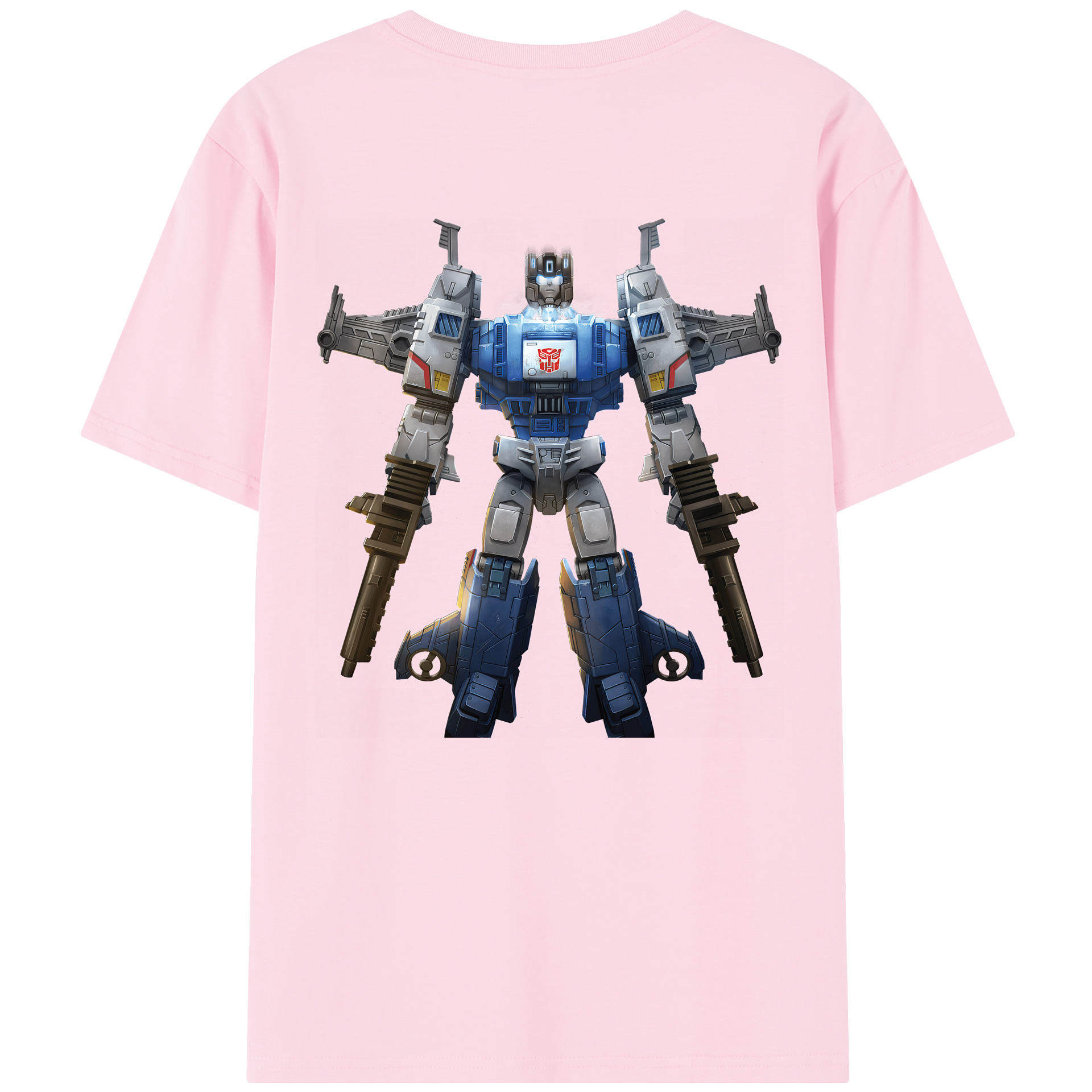 （画像用） Transformers トランスフォーマー 綿100％半袖Tシャツ（背面プリント）