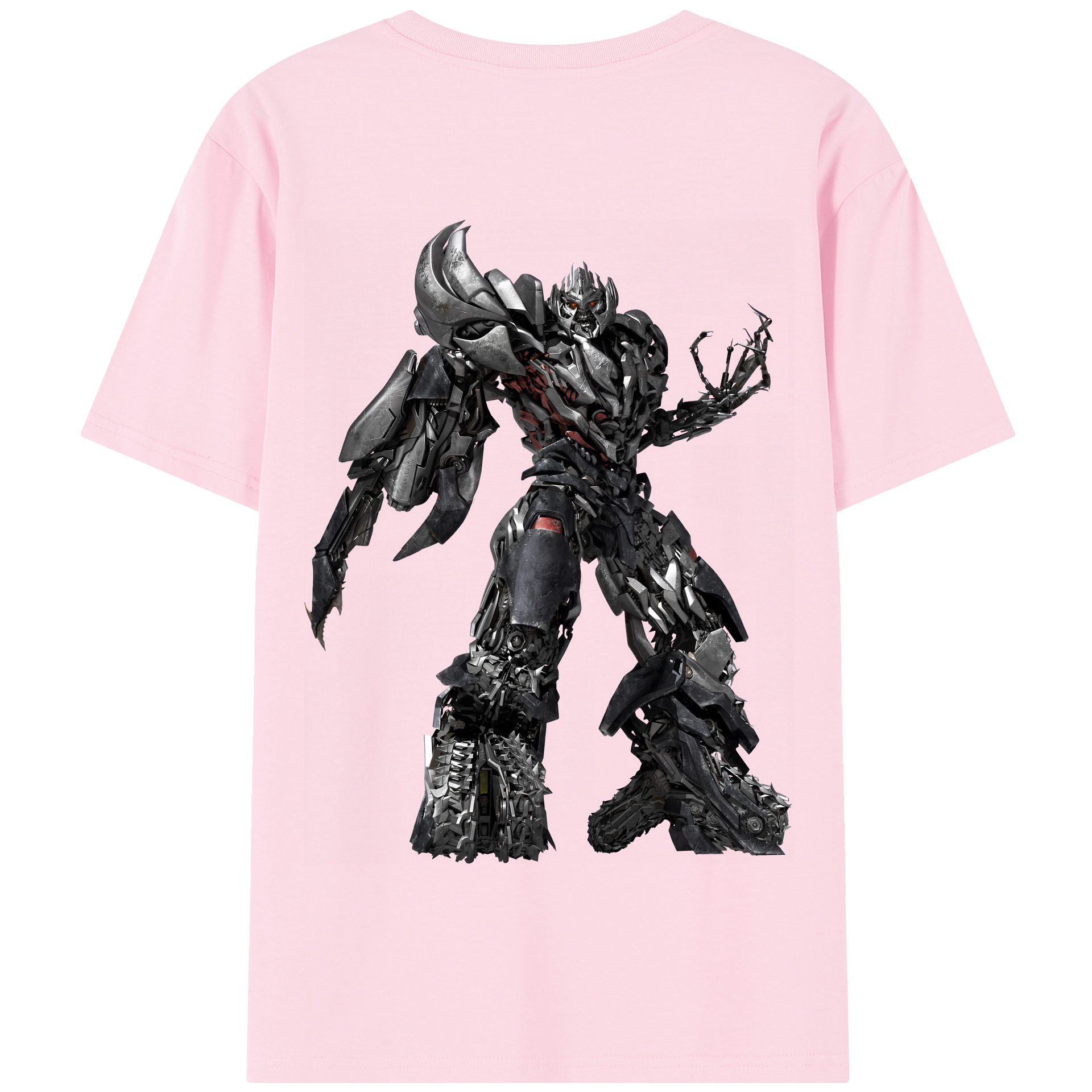 （画像用） Transformers トランスフォーマー 綿100％半袖Tシャツ（背面プリント）