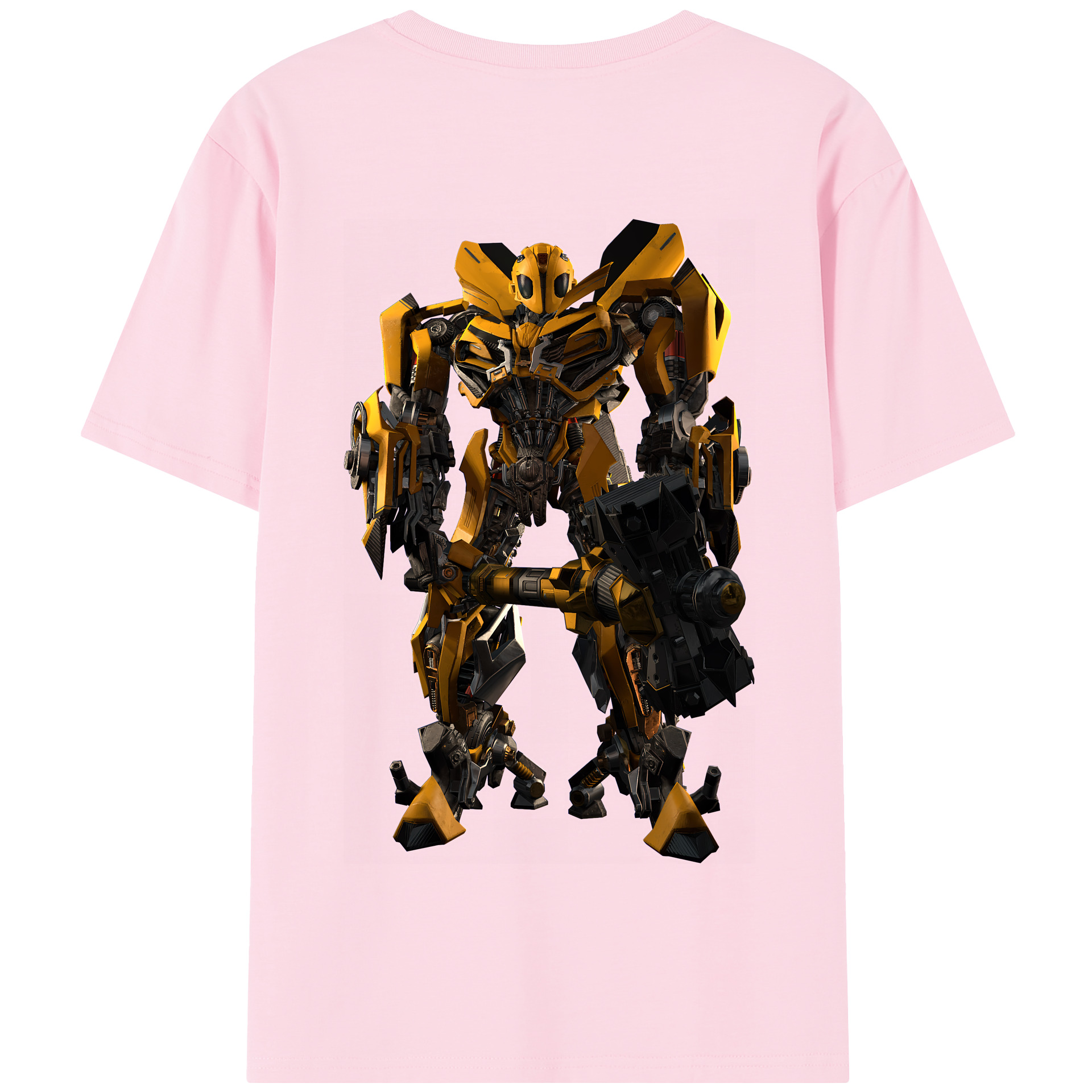 （画像用） Transformers トランスフォーマー 綿100％半袖Tシャツ（背面プリント）