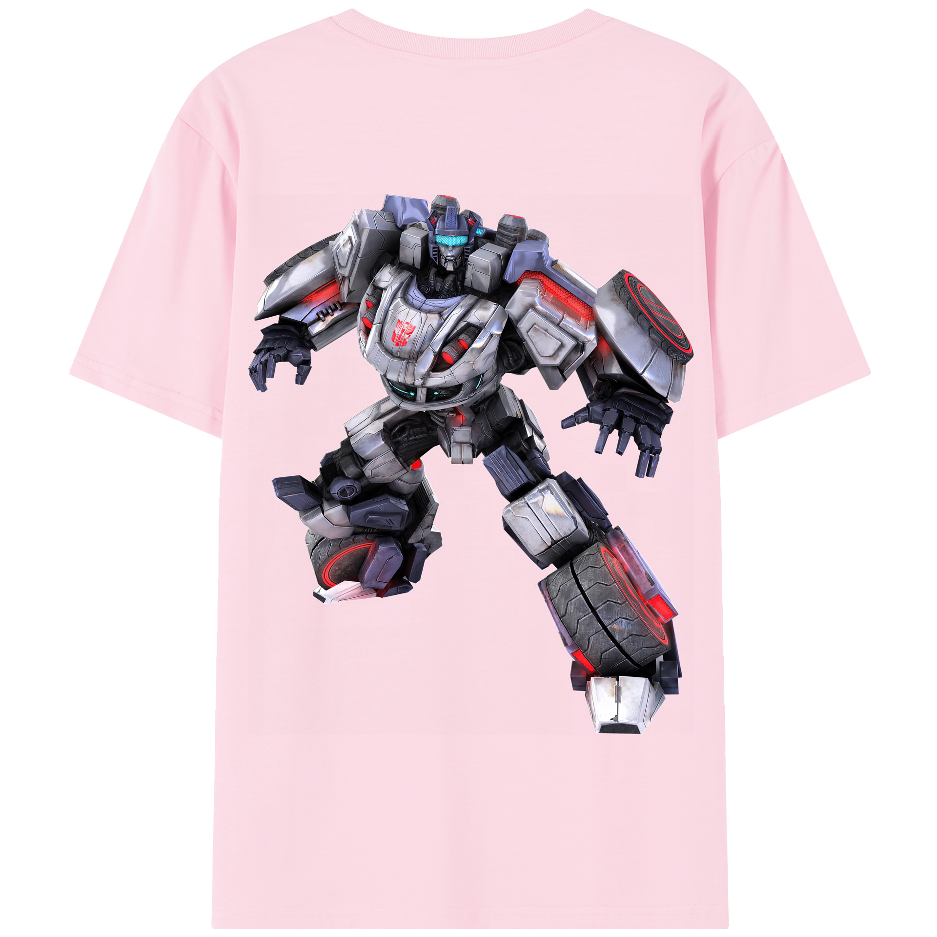 （画像用） Transformers トランスフォーマー 綿100％半袖Tシャツ（背面プリント）
