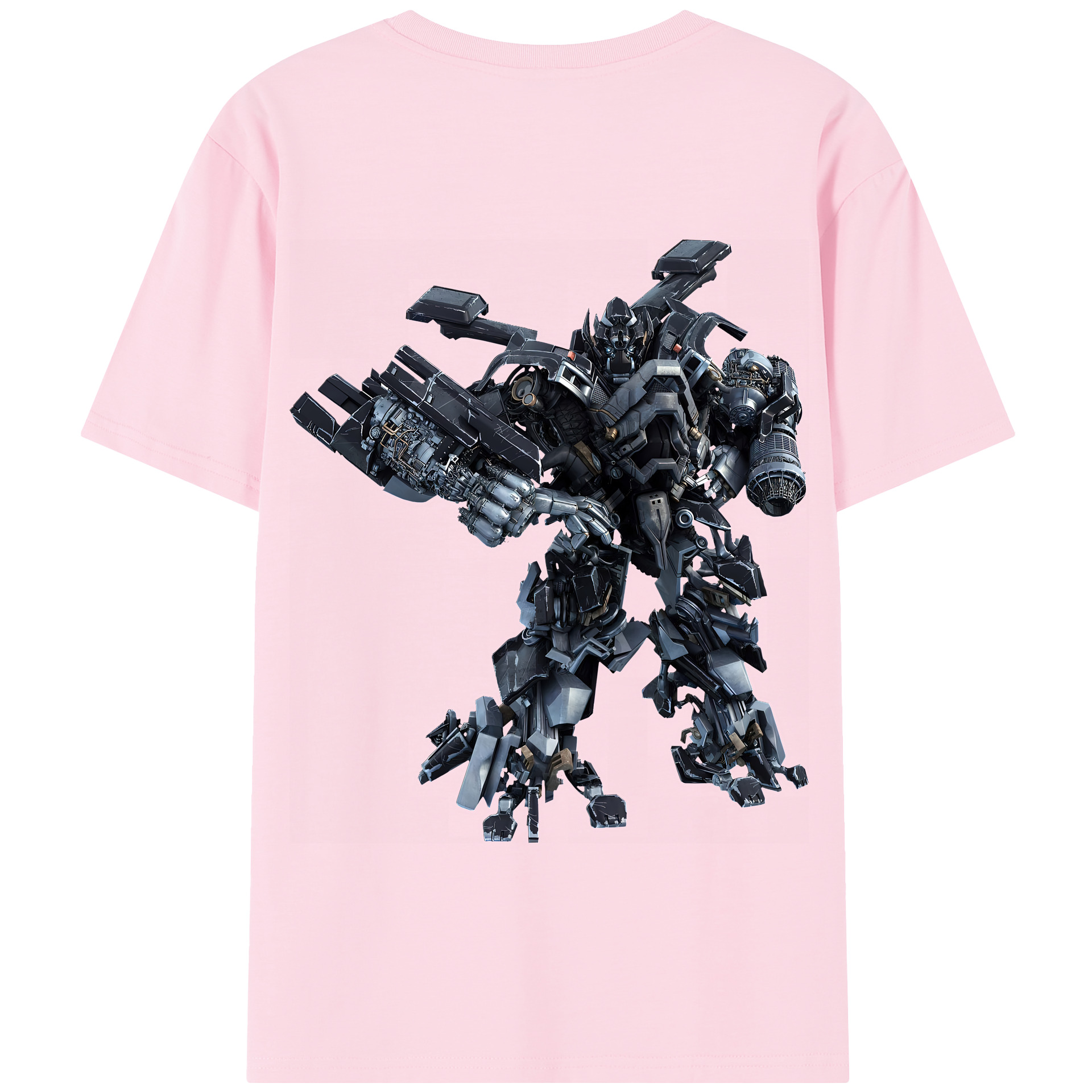 （画像用） Transformers トランスフォーマー 綿100％半袖Tシャツ（背面プリント）