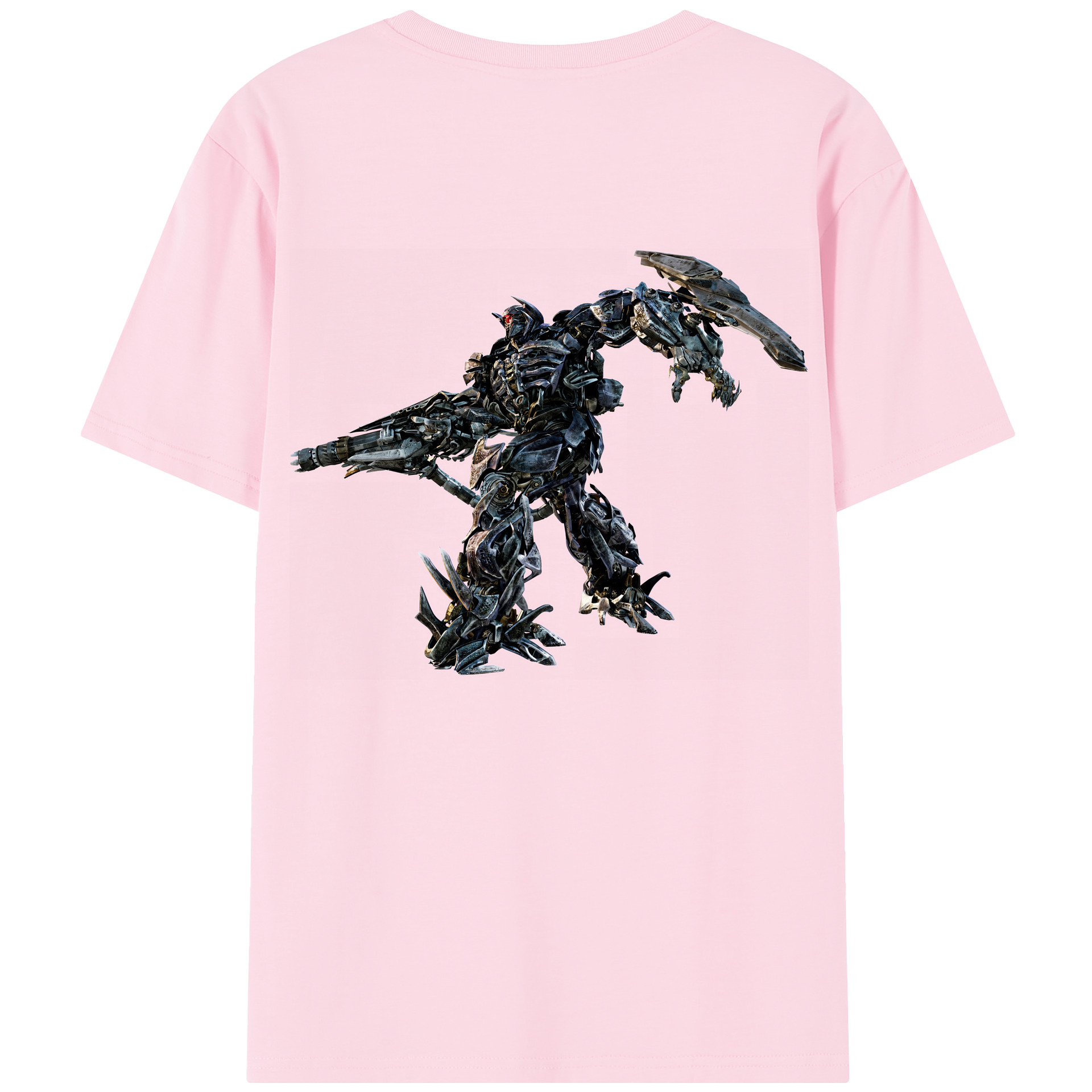 （画像用） Transformers トランスフォーマー 綿100％半袖Tシャツ（背面プリント）