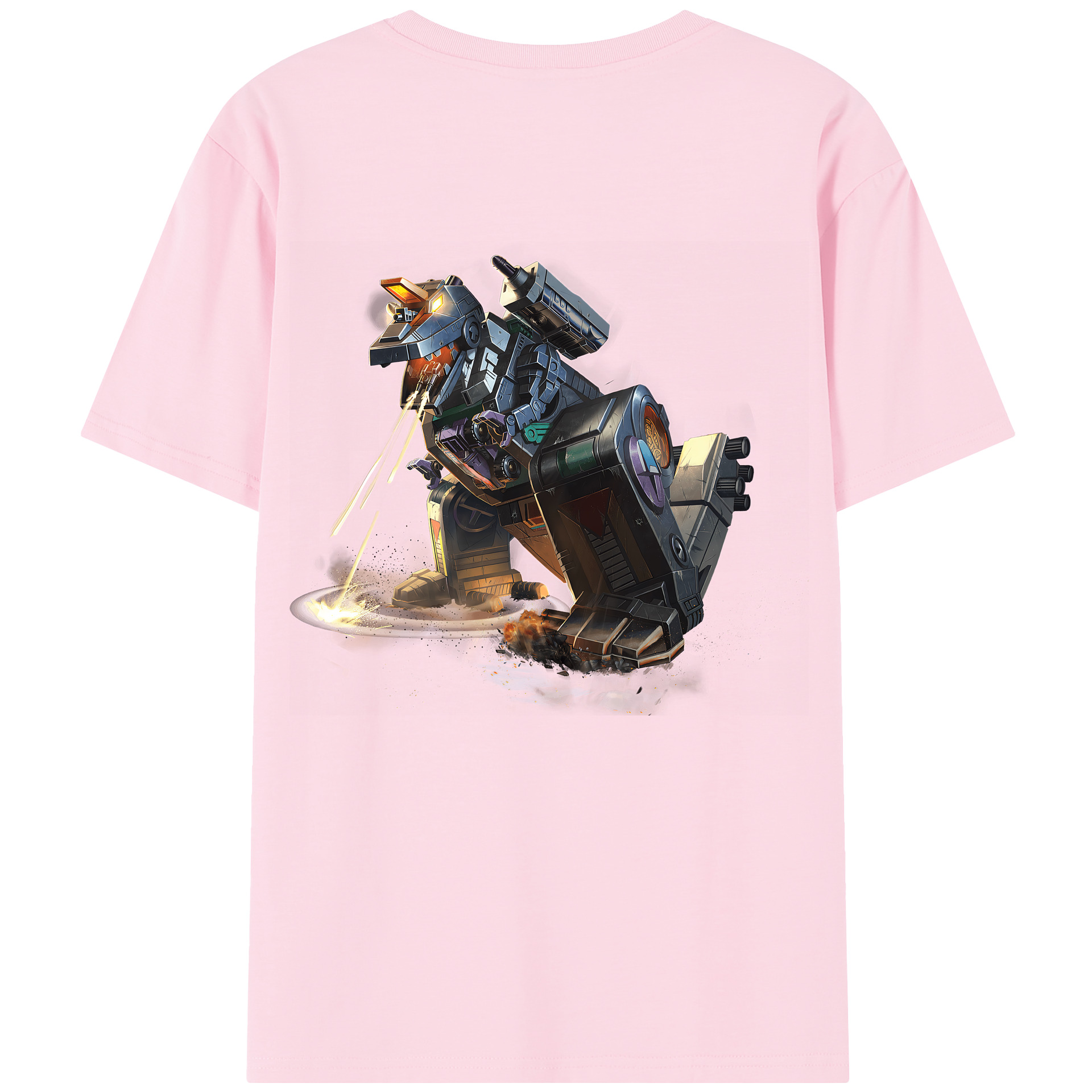 （画像用） Transformers トランスフォーマー 綿100％半袖Tシャツ（背面プリント）