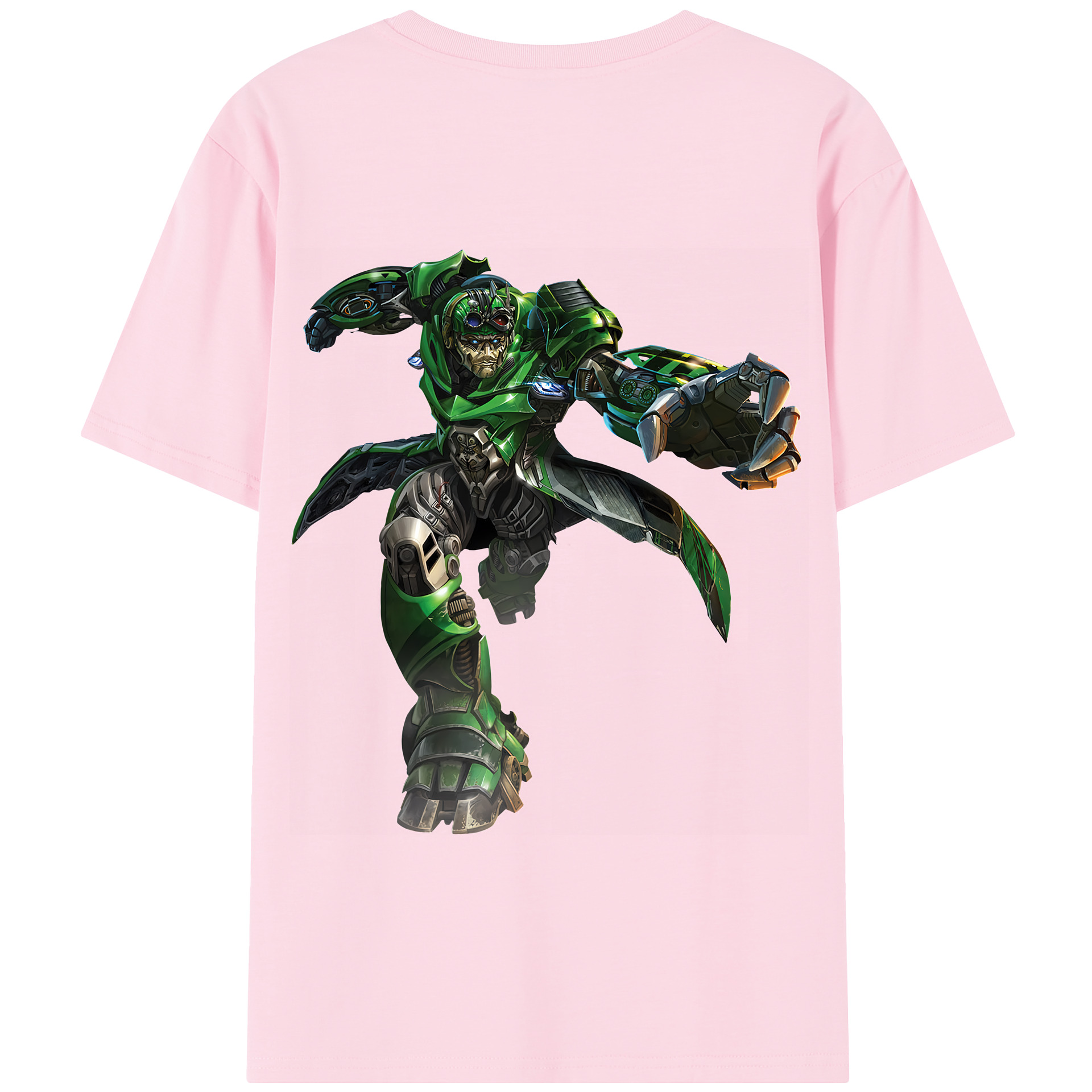 （画像用） Transformers トランスフォーマー 綿100％半袖Tシャツ（背面プリント）